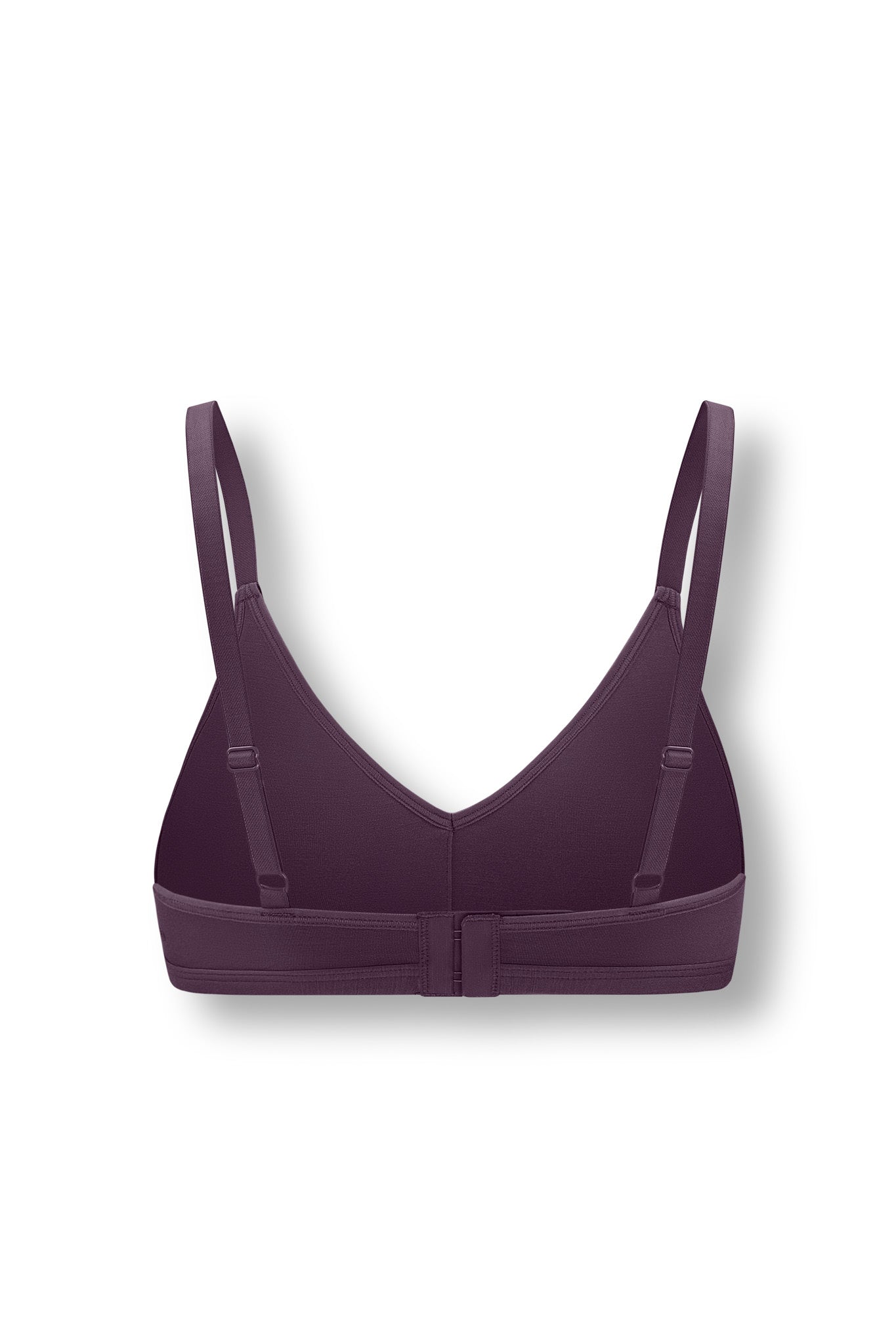 Women's V-Neck Bra in Currant - Image 4