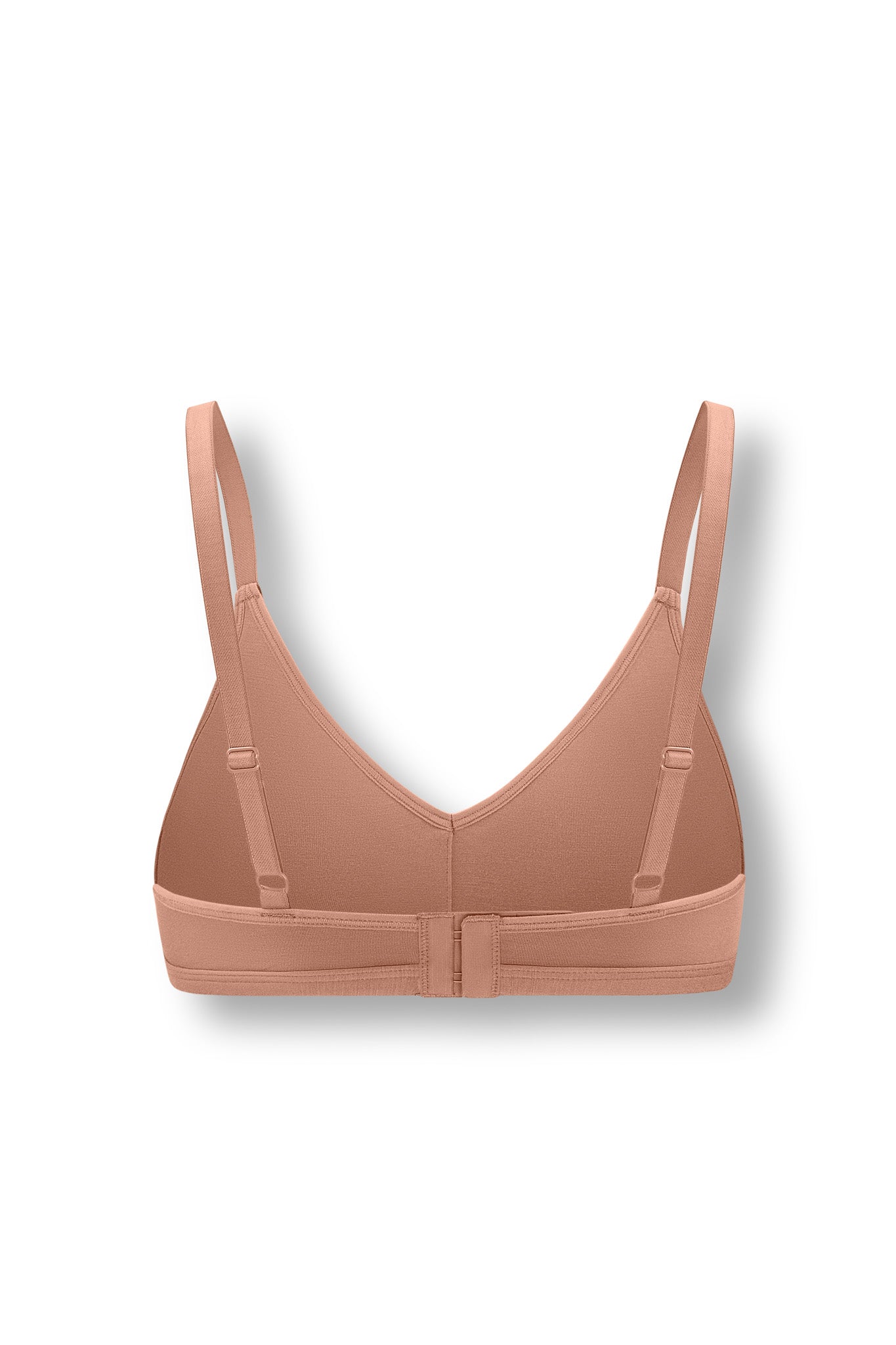 Women's V-Neck Bra in Latte - Image 4