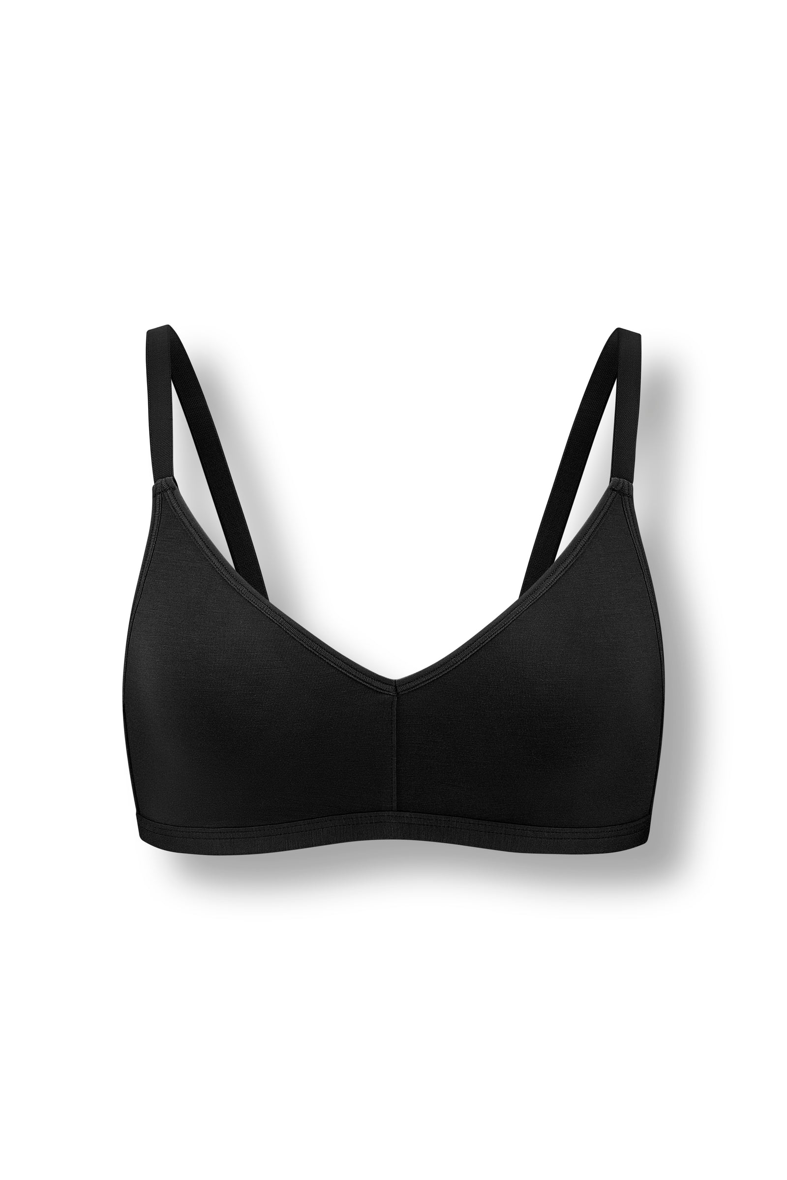 Women's V-Neck Bra in Midnight - Image 3