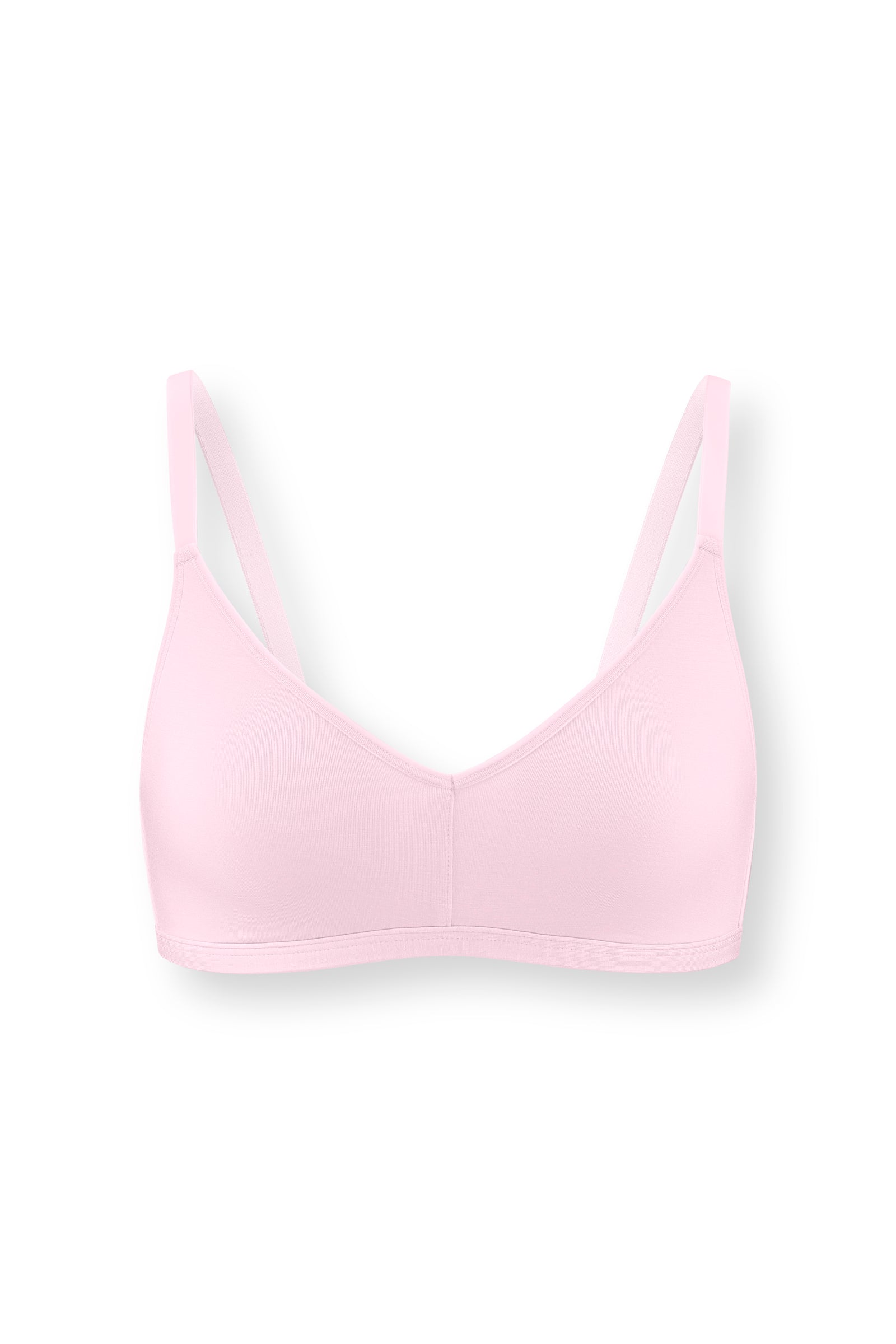 Women's V-Neck Bra in Peony - Image 3