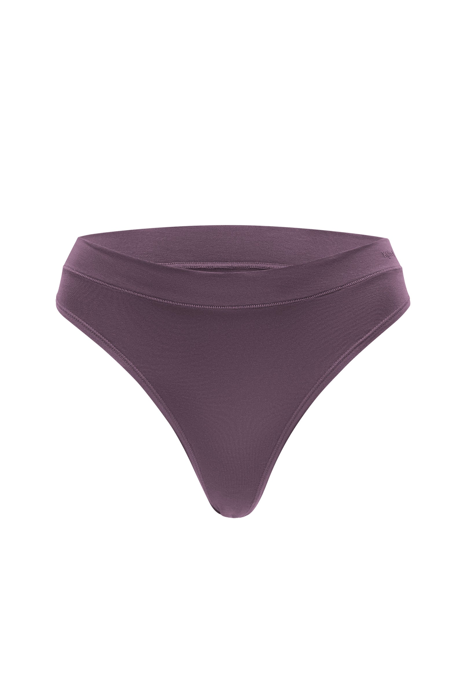 Women's Thong in Currant - Image 3