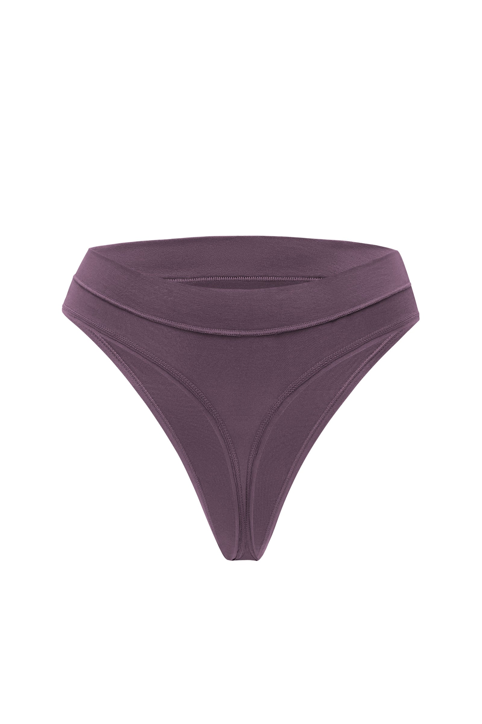 Women's Thong in Currant - Image 4