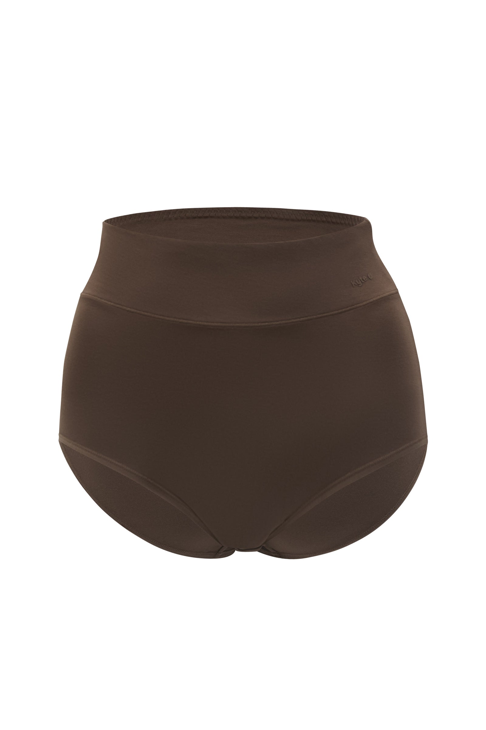 Women's High-Waisted Brief in Toffee - Image 4