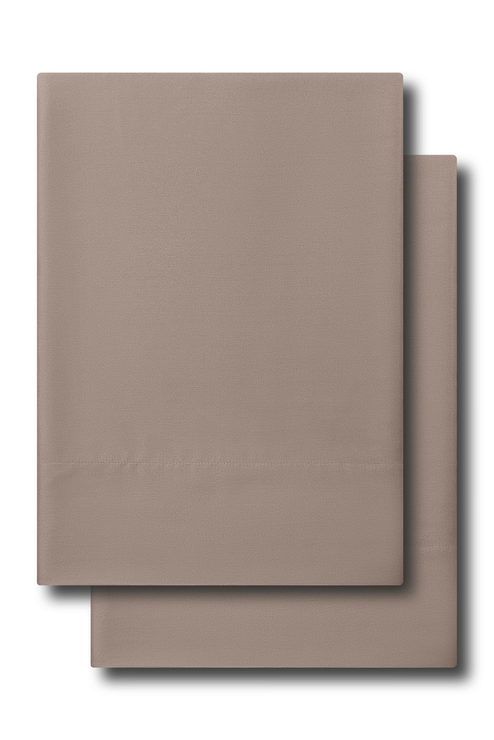 Bamboo Sateen Pillowcase Set in Truffle - Image 5
