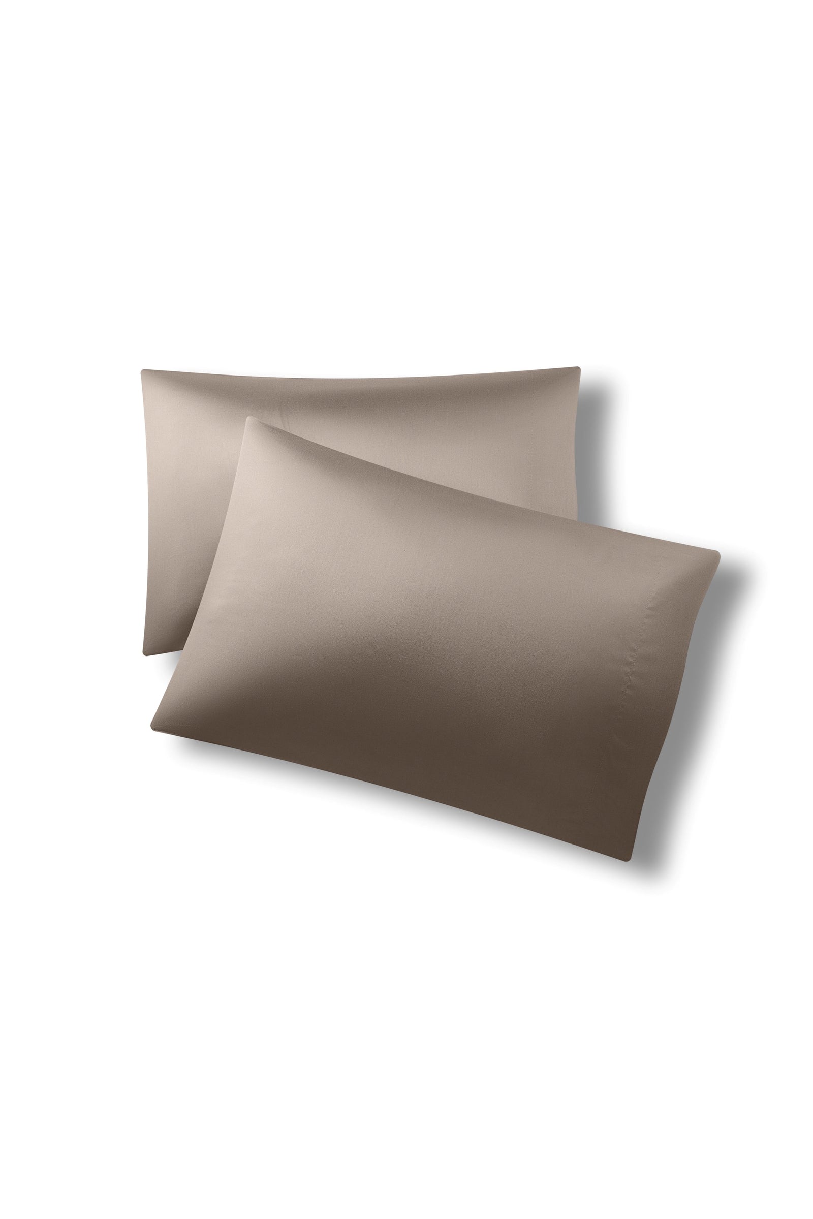 Bamboo Sateen Pillowcase Set in Truffle - Image 4