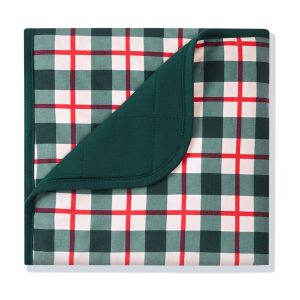 Baby Blanket in Holiday Plaid 1.0