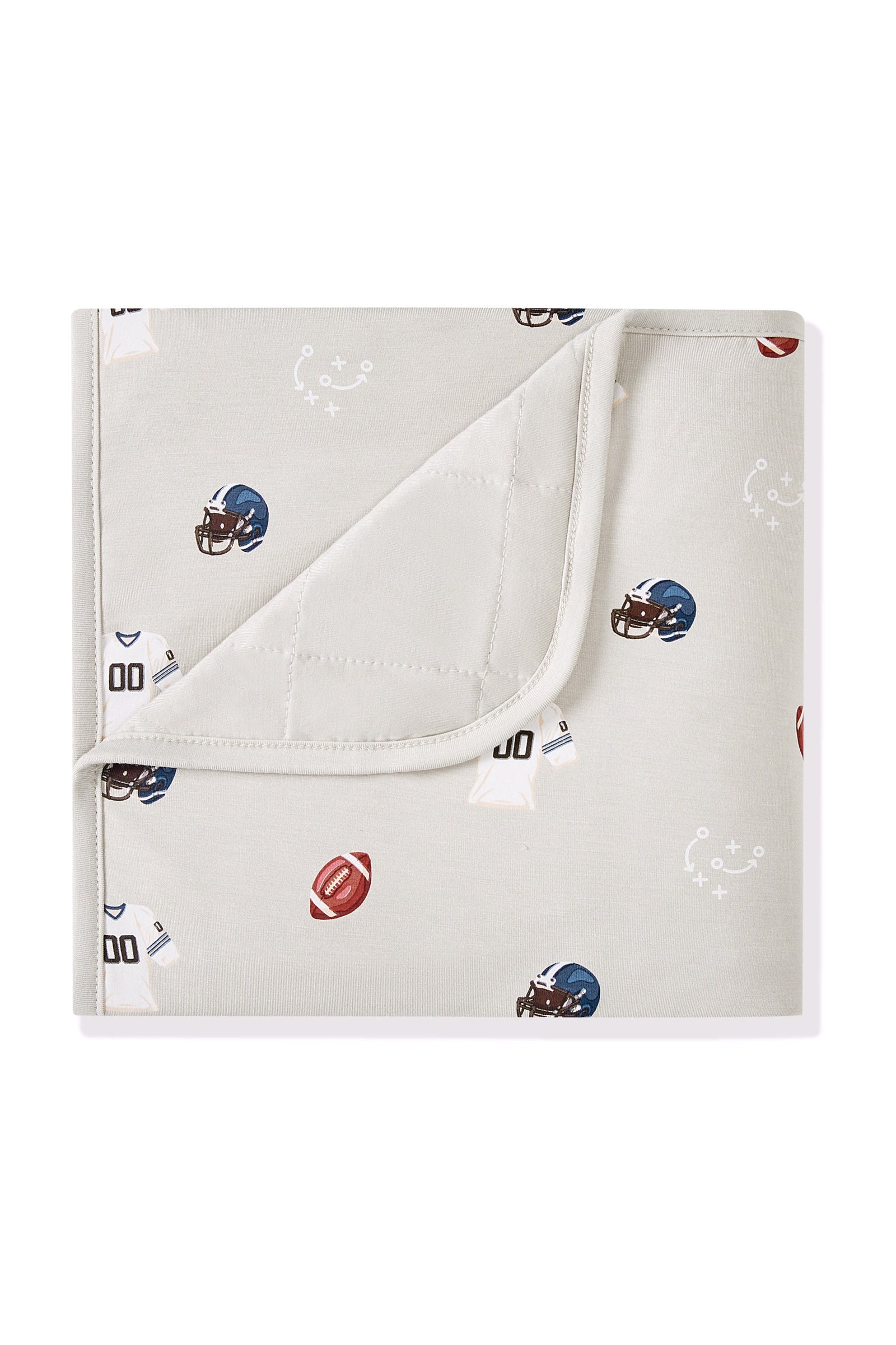 Baby Blanket in Vintage Football 1.0 - Image 2