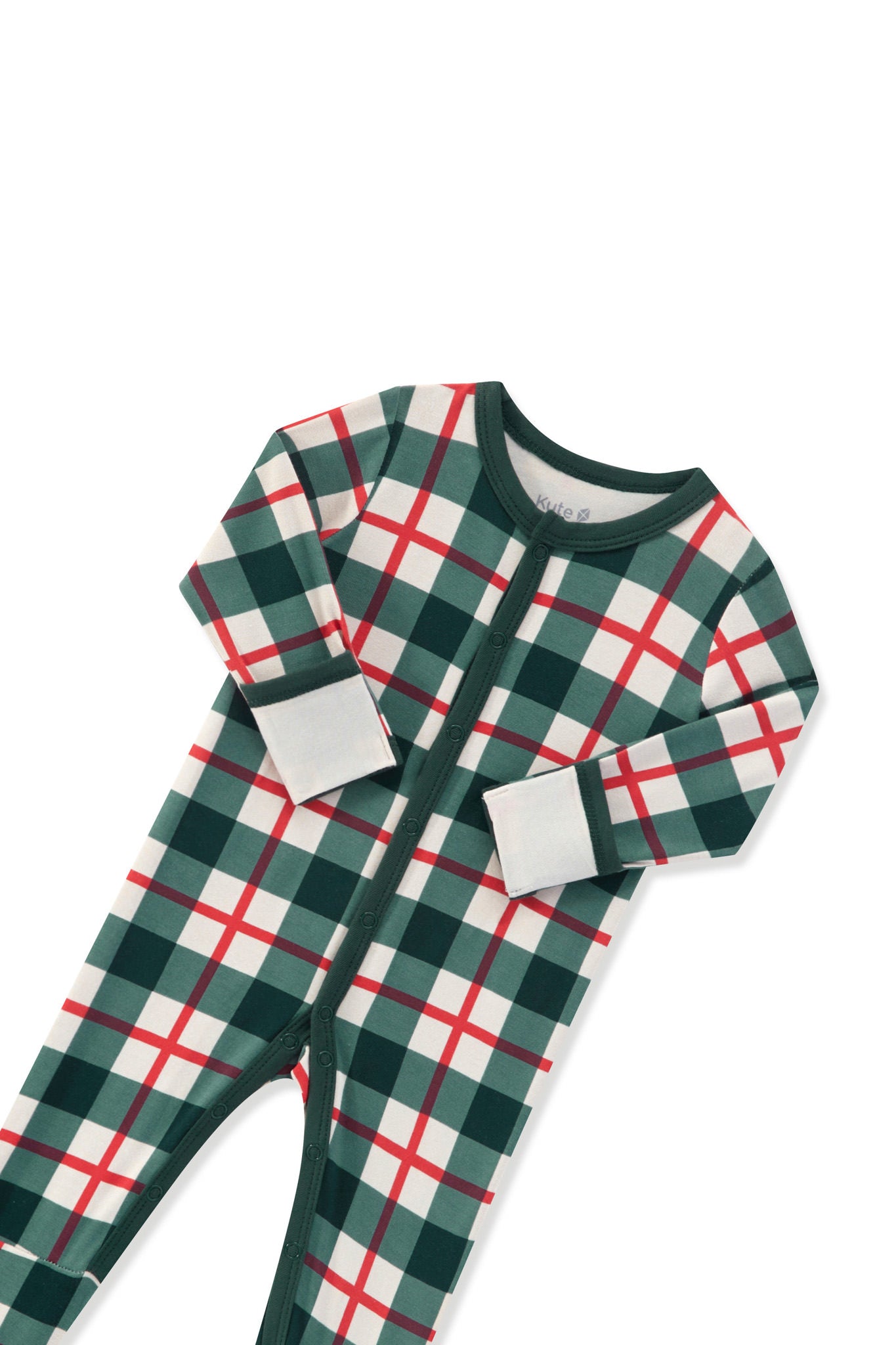 Romper in Holiday Plaid - Image 5