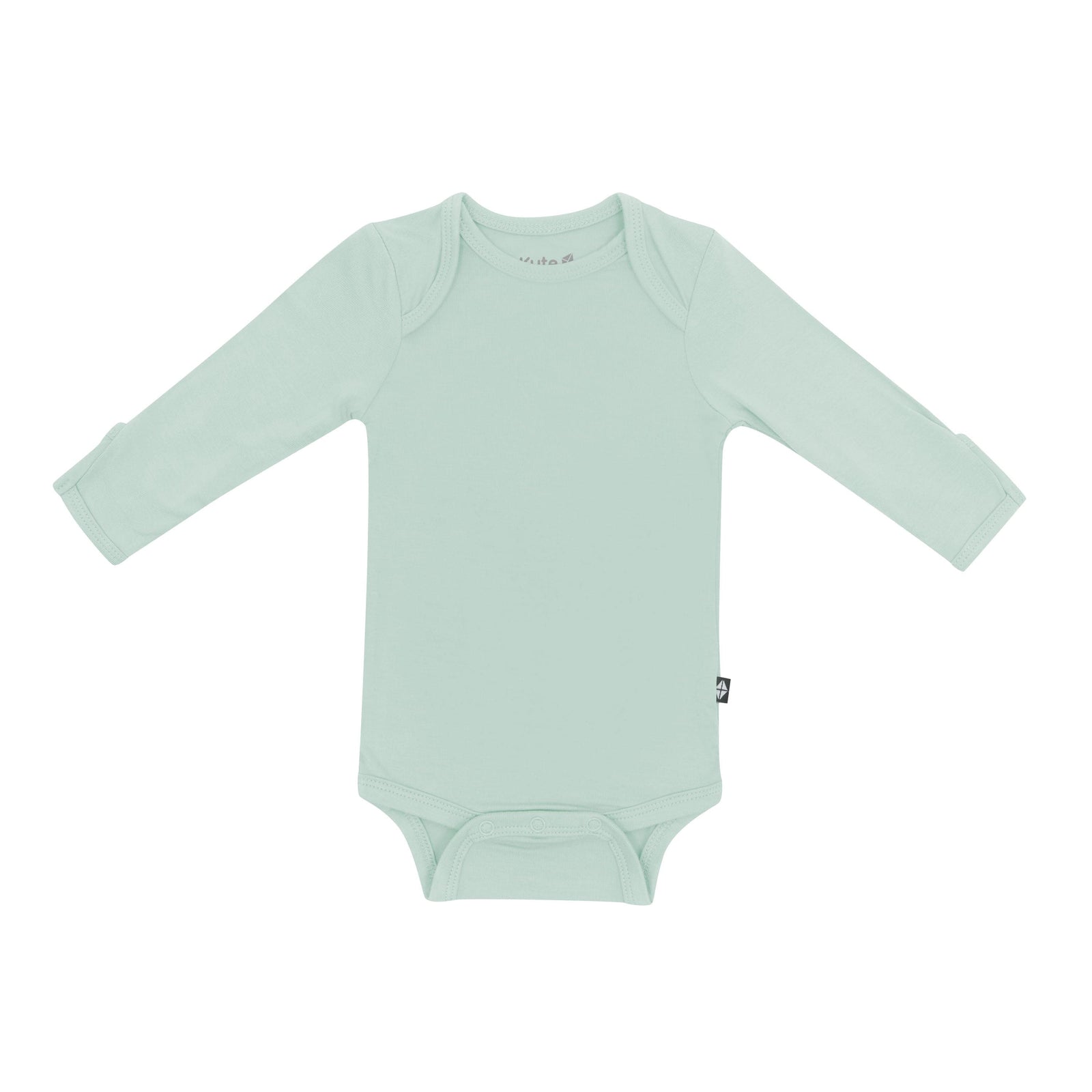 Long Sleeve Bodysuit in Sage - Image 2