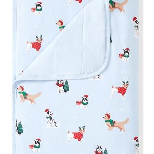 Toddler Blanket in Holiday Pups 1.0