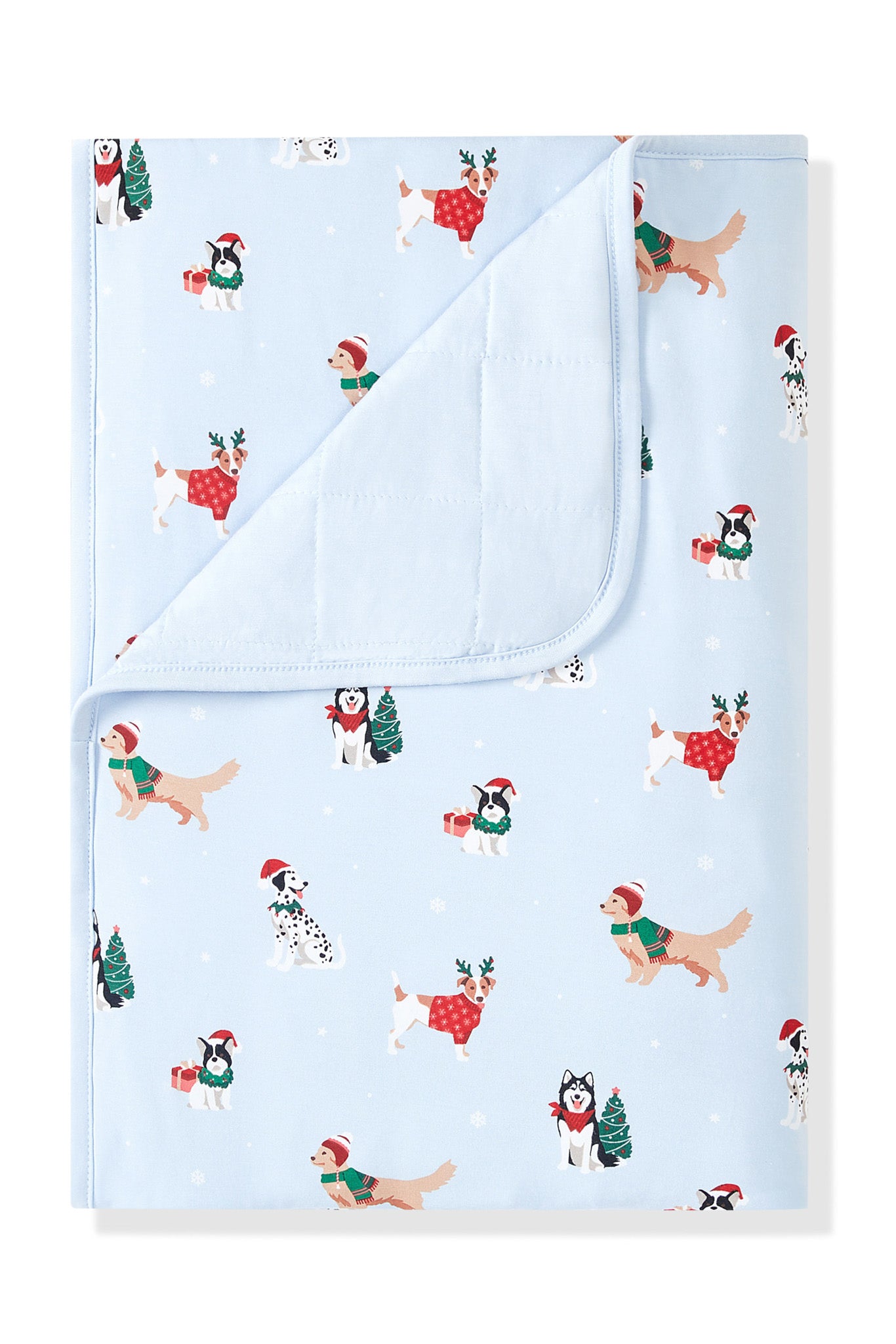 Toddler Blanket in Holiday Pups 1.0