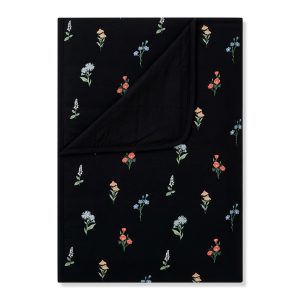 Toddler Blanket in Midnight Wildflower 1.0