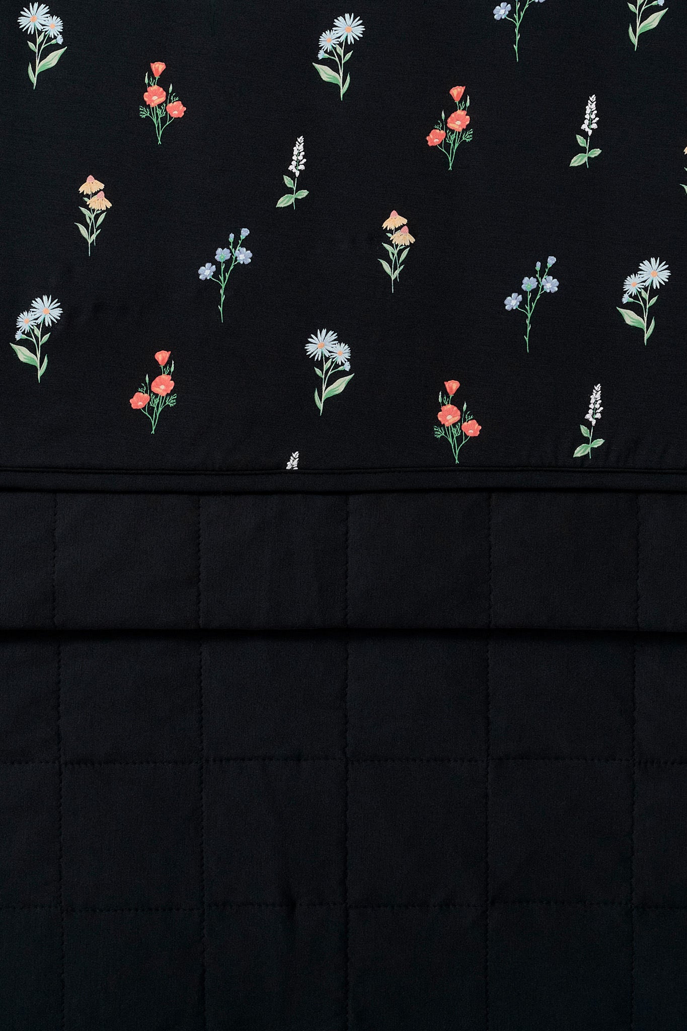 Toddler Blanket in Midnight Wildflower 1.0 - Image 6