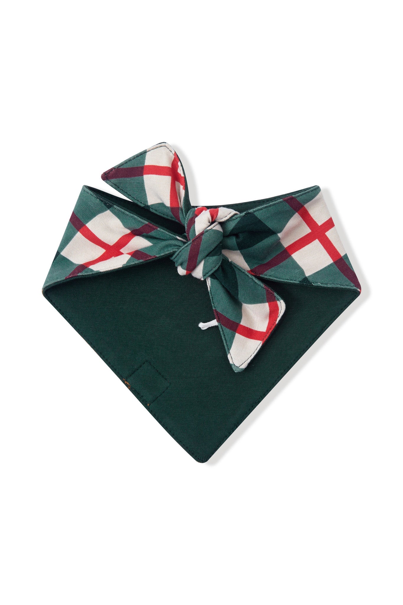 Dog Bandana in Holiday Plaid - Image 5