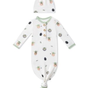 Knotted Day Gown with Hat Set in Grogu™