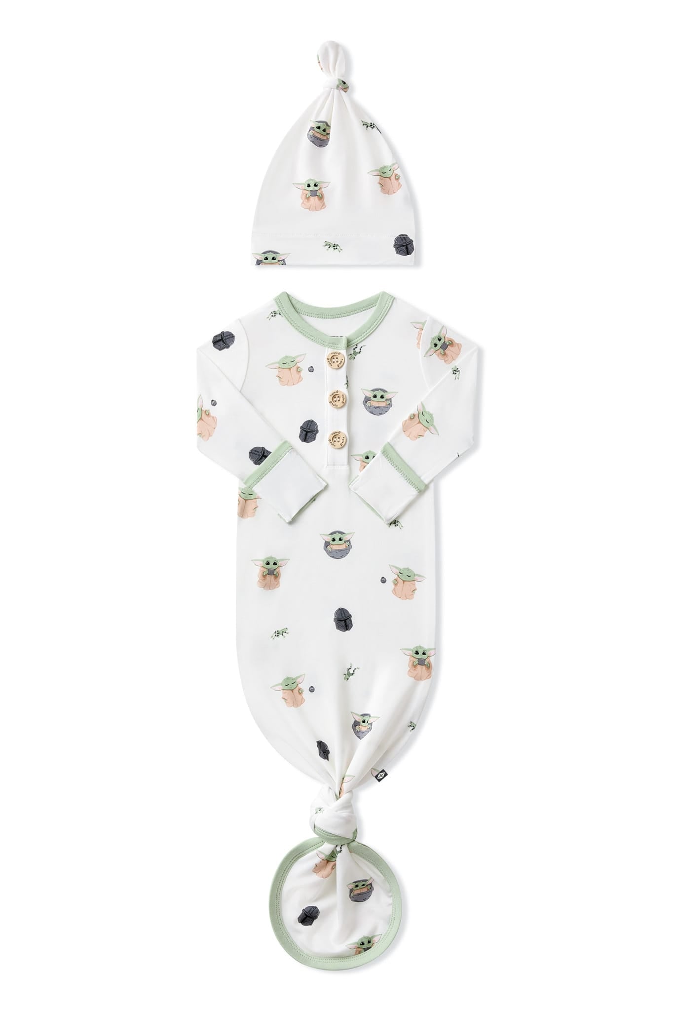 Knotted Day Gown with Hat Set in Grogu™ - Image 3