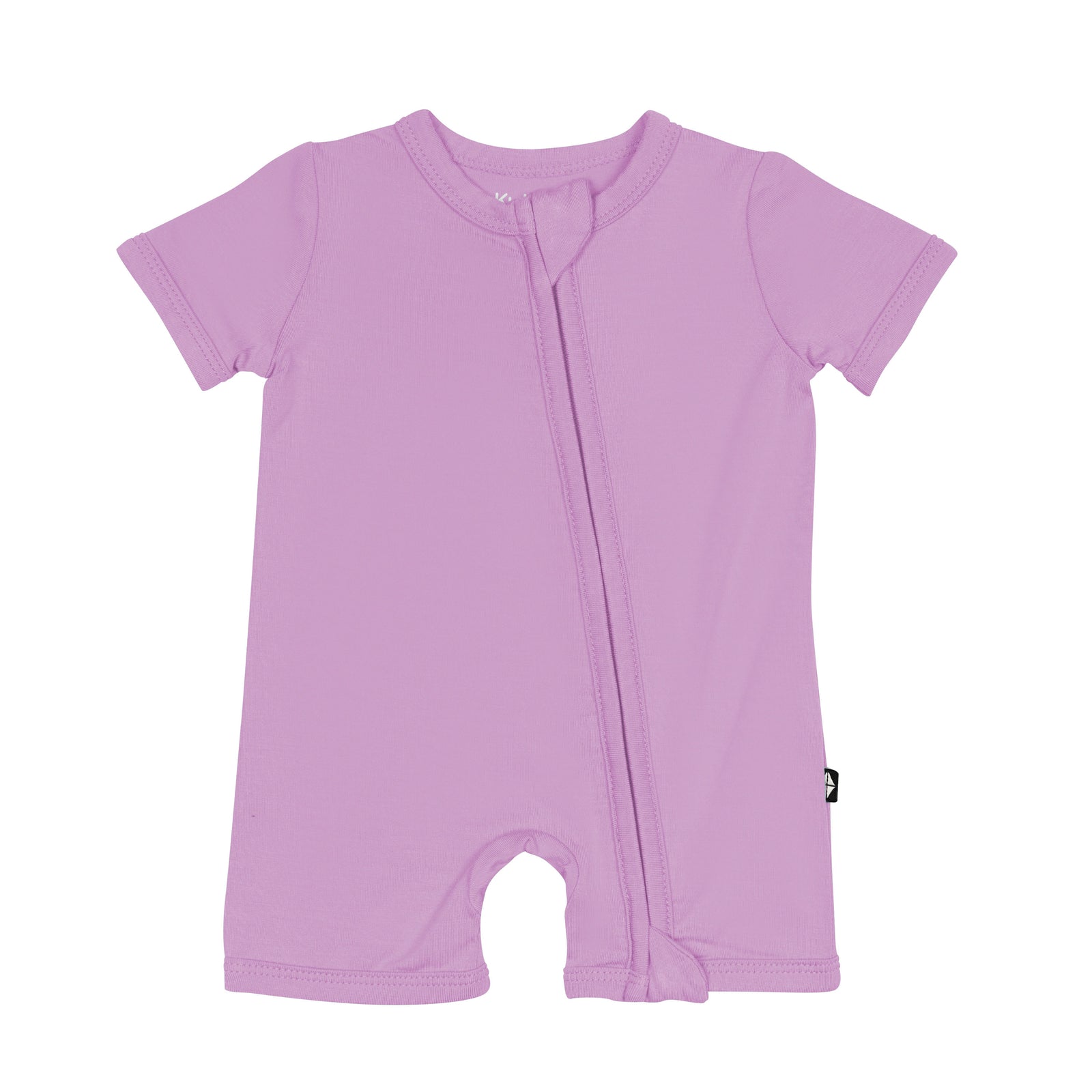 Zippered Shortall Romper in Poi - Image 2