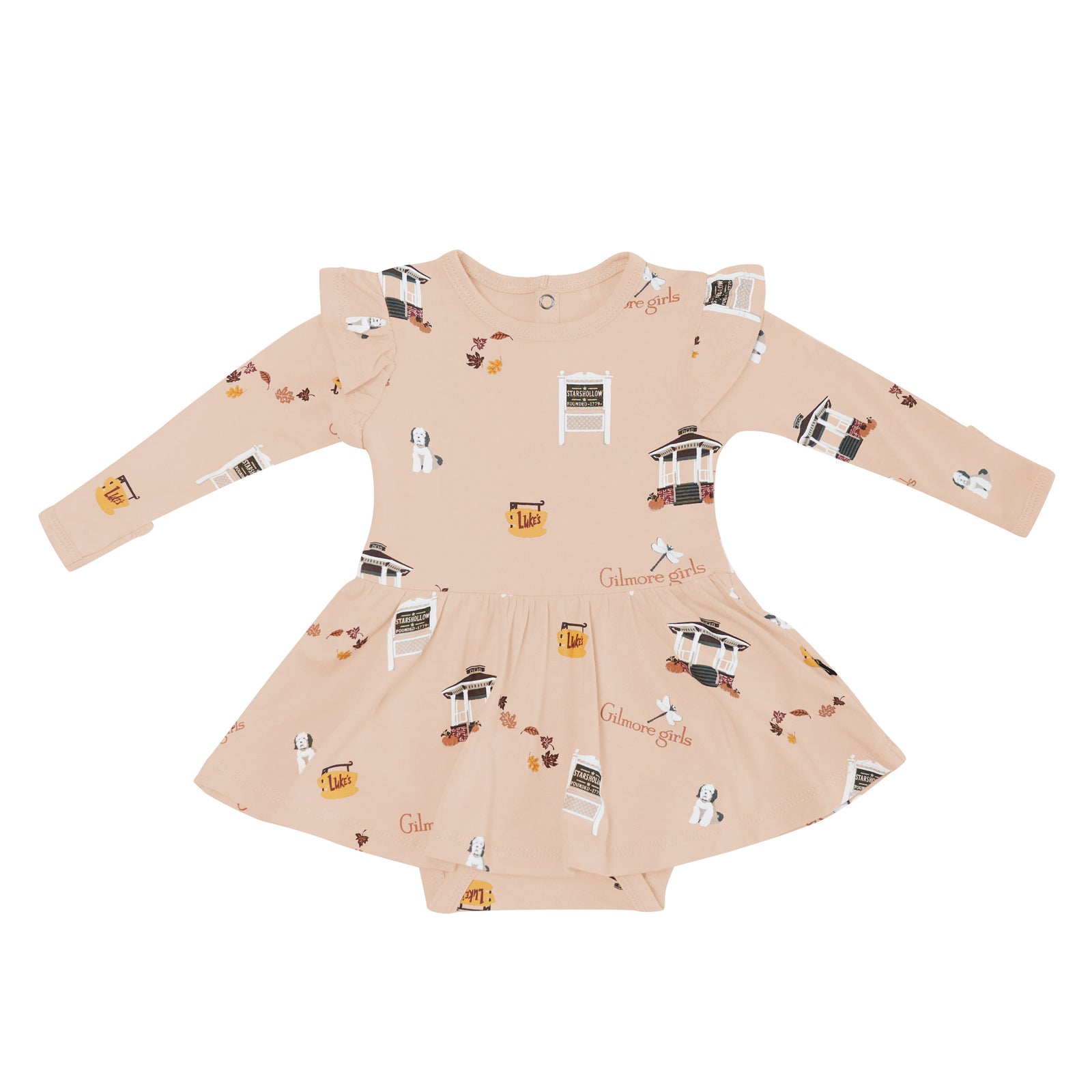 Long Sleeve Twirl Bodysuit Dress in Gilmore Girls - Image 2