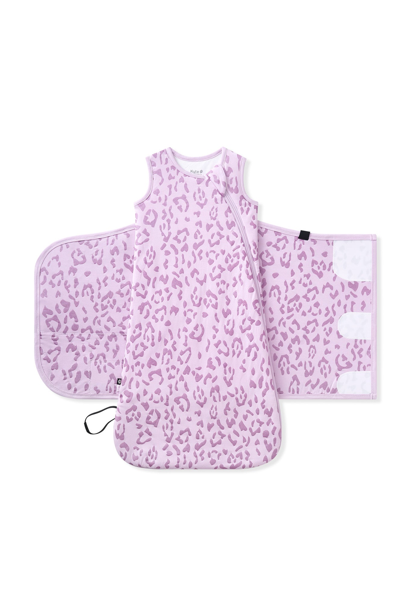 Sleep Bag Swaddler in Thistle Leopard 1.0 - Image 5