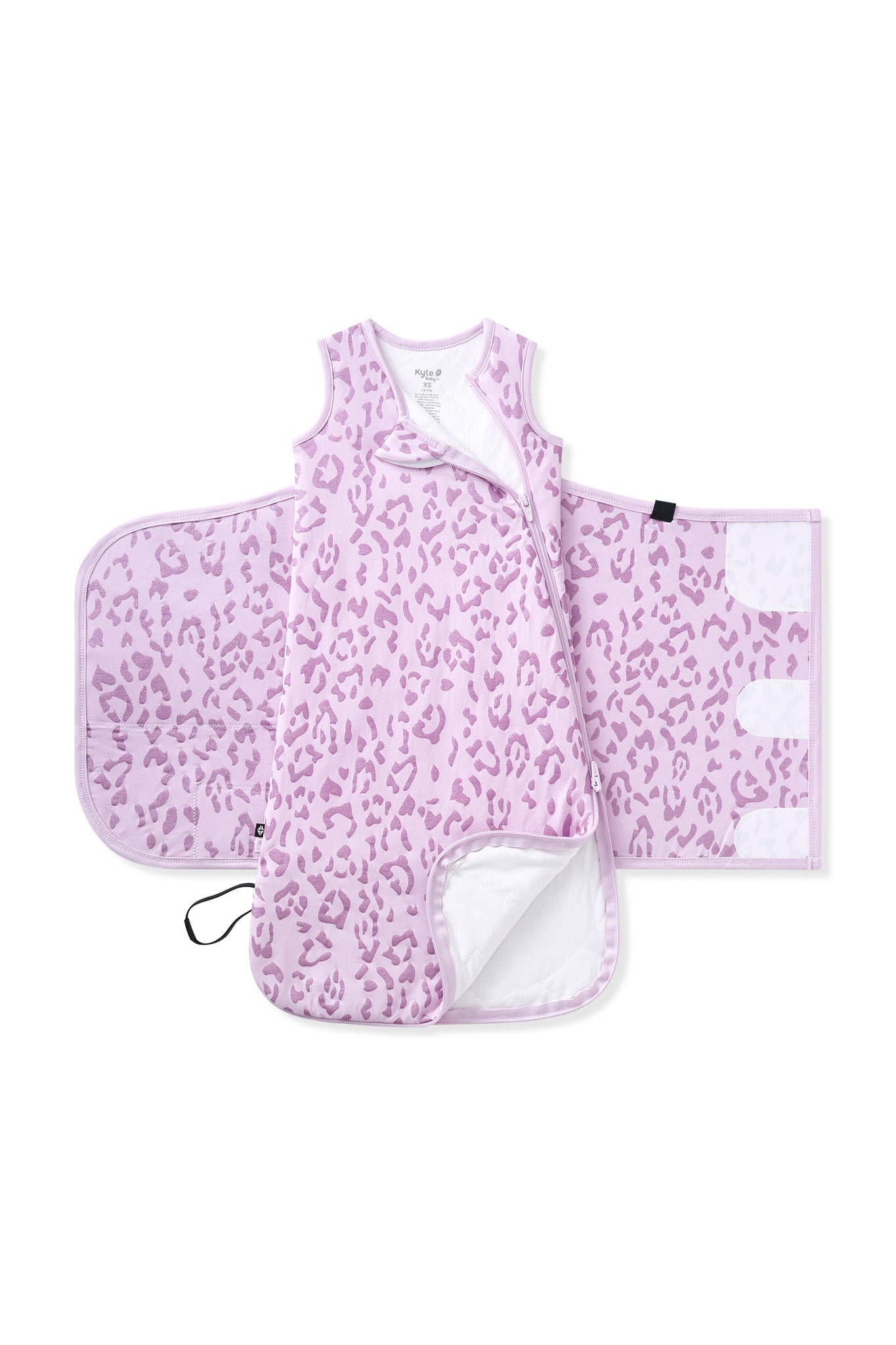 Sleep Bag Swaddler in Thistle Leopard 1.0 - Image 6