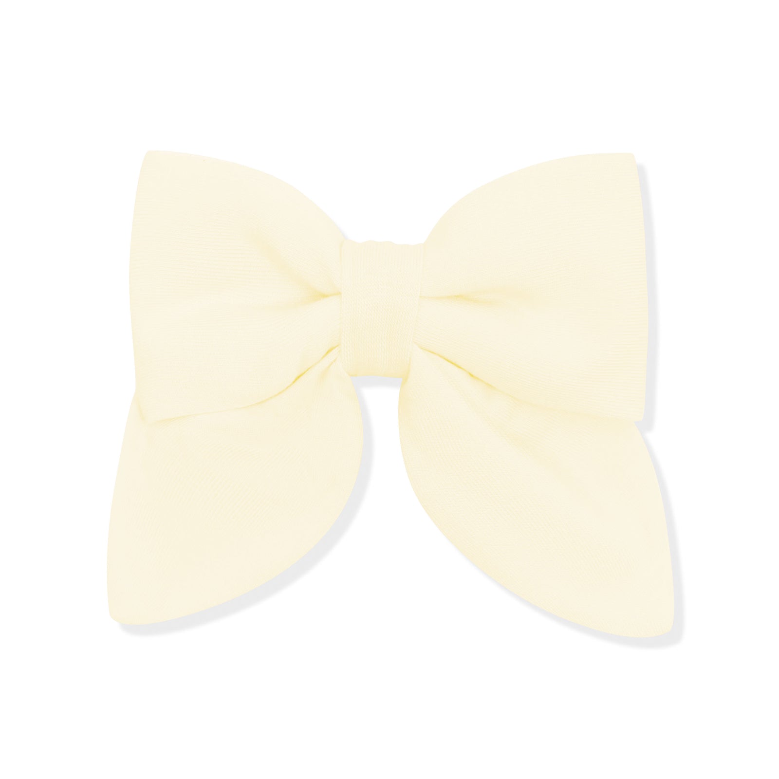 Medium Alligator Clip Bow in Chamomile - Image 2