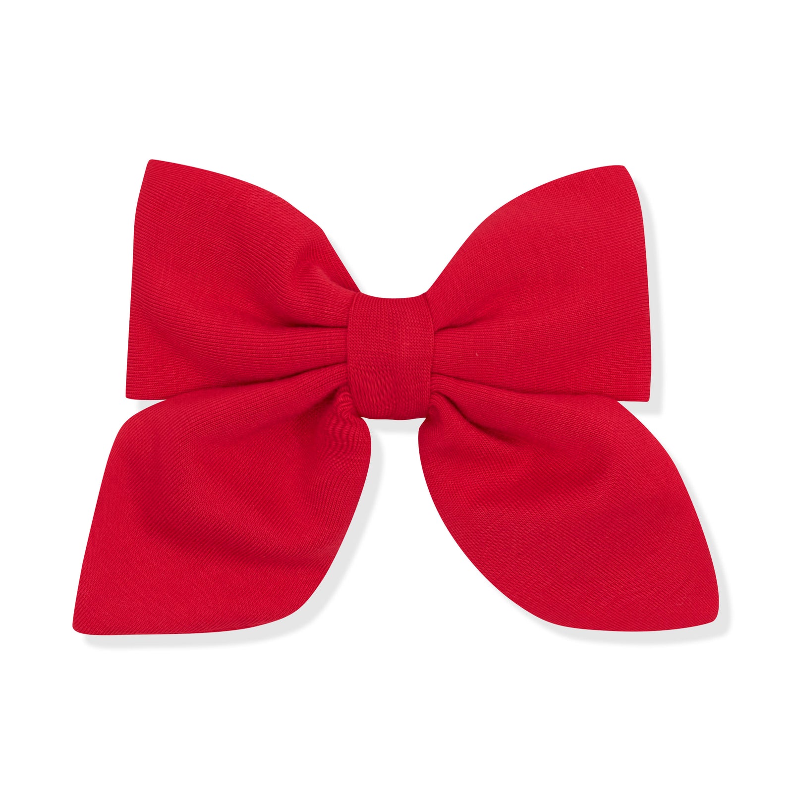 Medium Alligator Clip Bow in Cardinal - Image 2