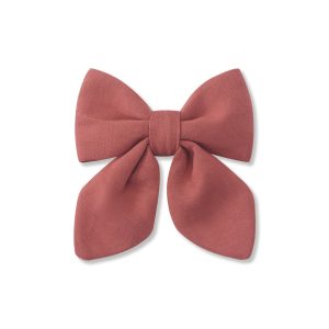 Medium Alligator Clip Bow in Ember