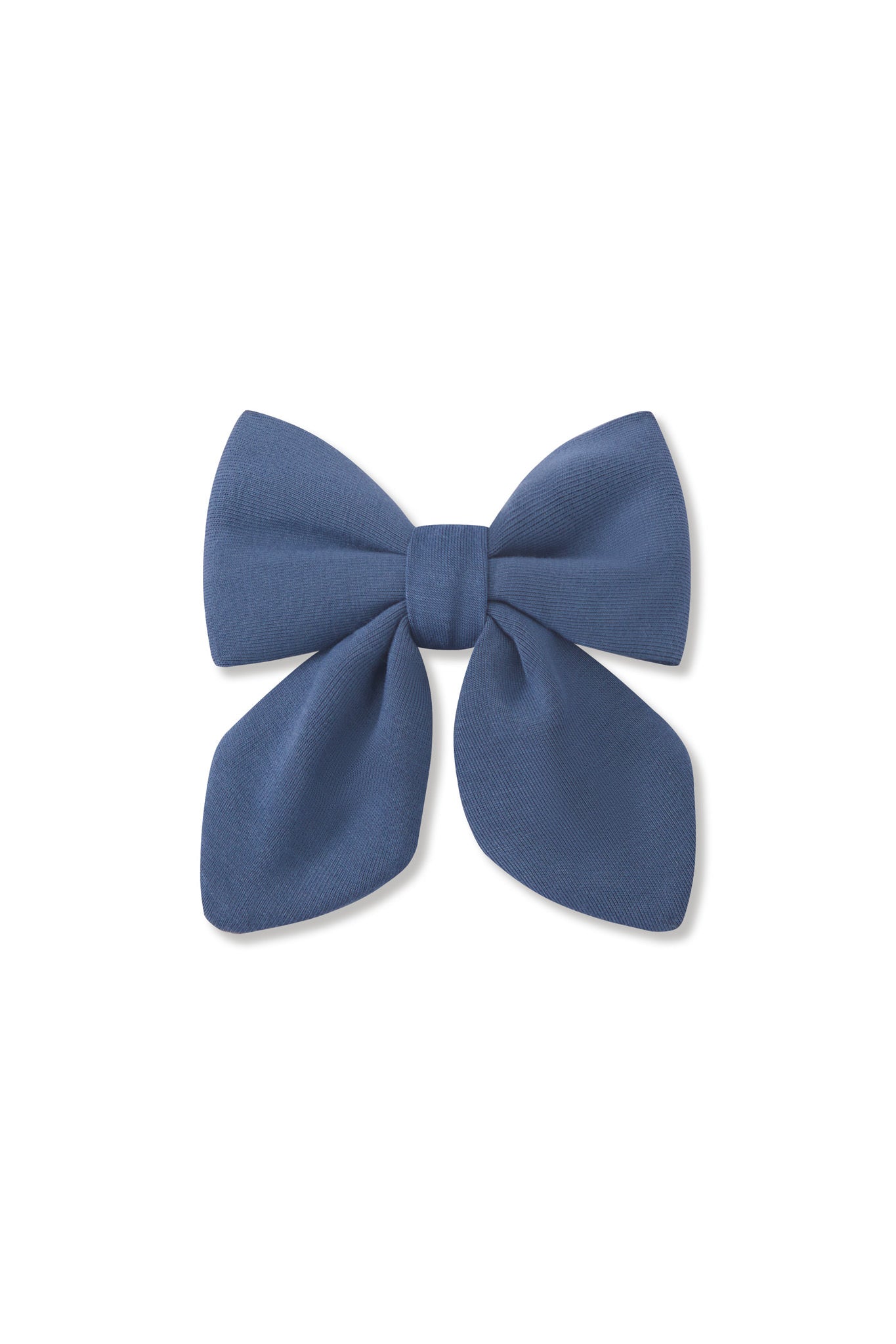 Medium Alligator Clip Bow in Oxford - Image 2
