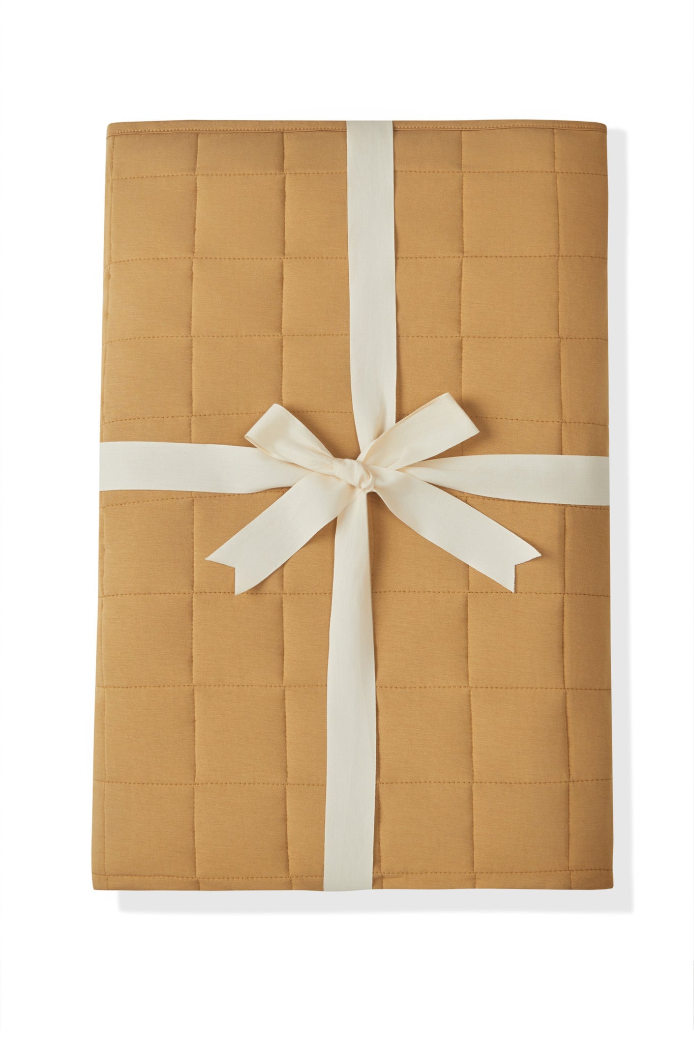Adult Quilted Blanket in Ochre 2.5 - Image 2