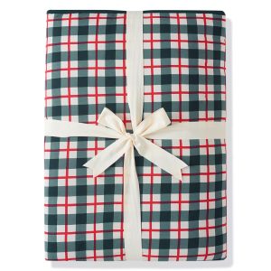 Adult Quilted Blanket in Holiday Plaid 2.5