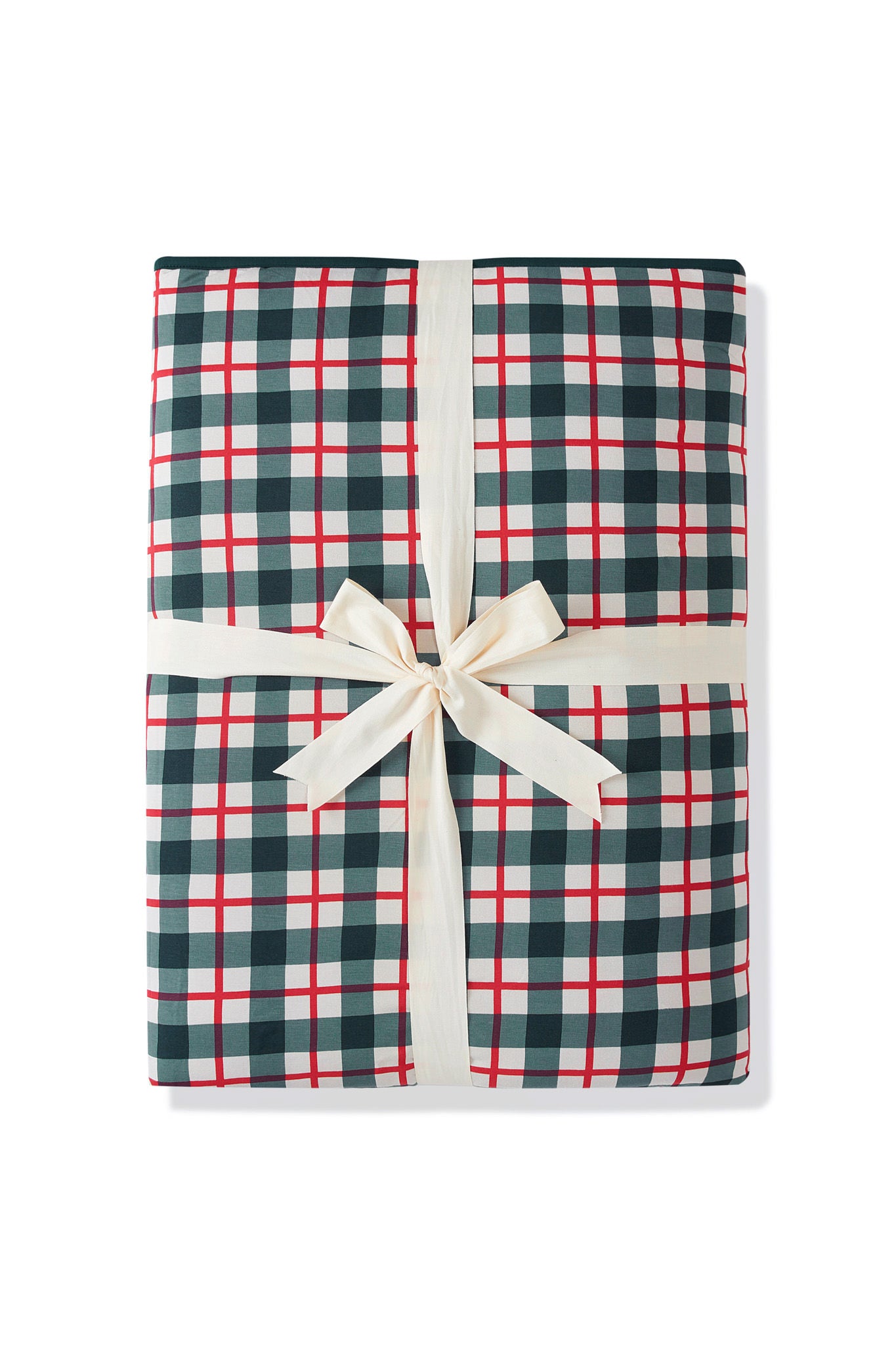 Adult Quilted Blanket in Holiday Plaid 2.5