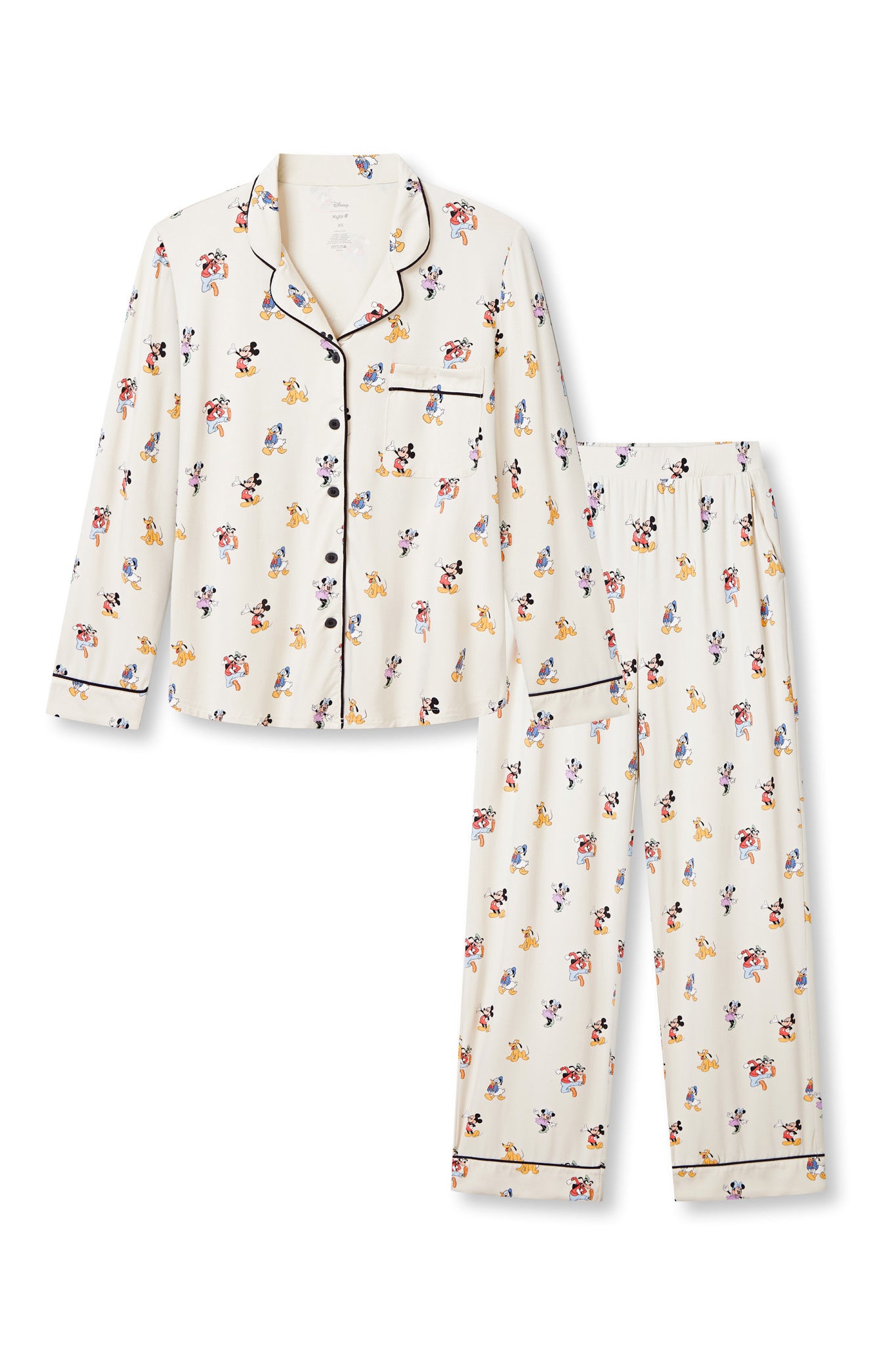 Long-Sleeved Women's Pajama Set in Mickey Mouse & Friends - Image 6