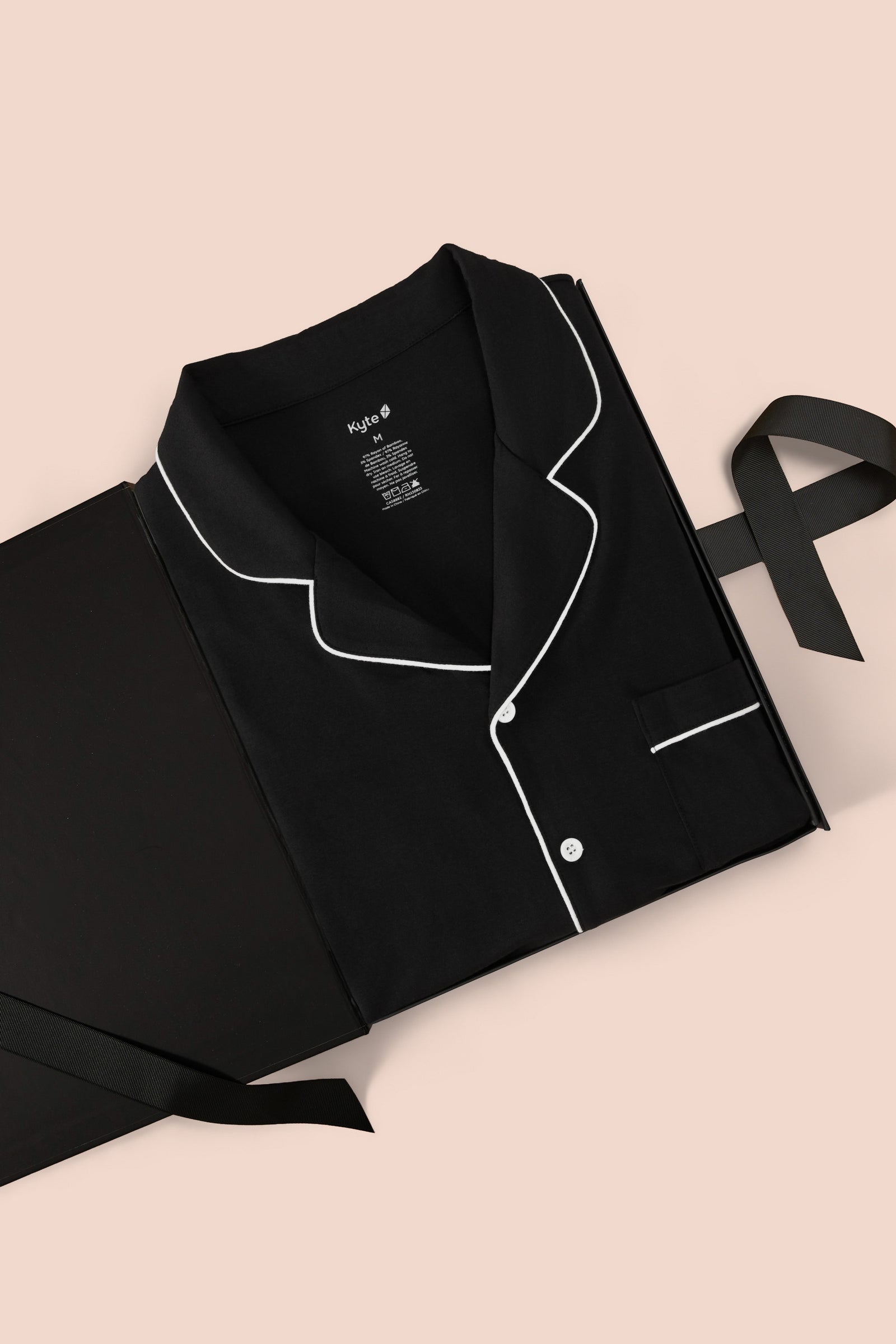 Men's Long Sleeve Pajama Set in Midnight - Image 5