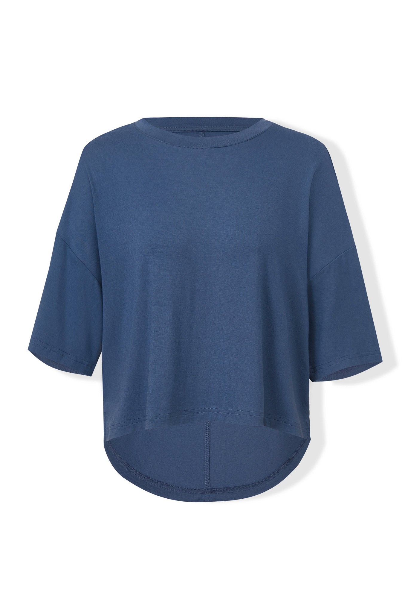 Women's Short Sleeve Boxy Tee in Oxford - Image 5