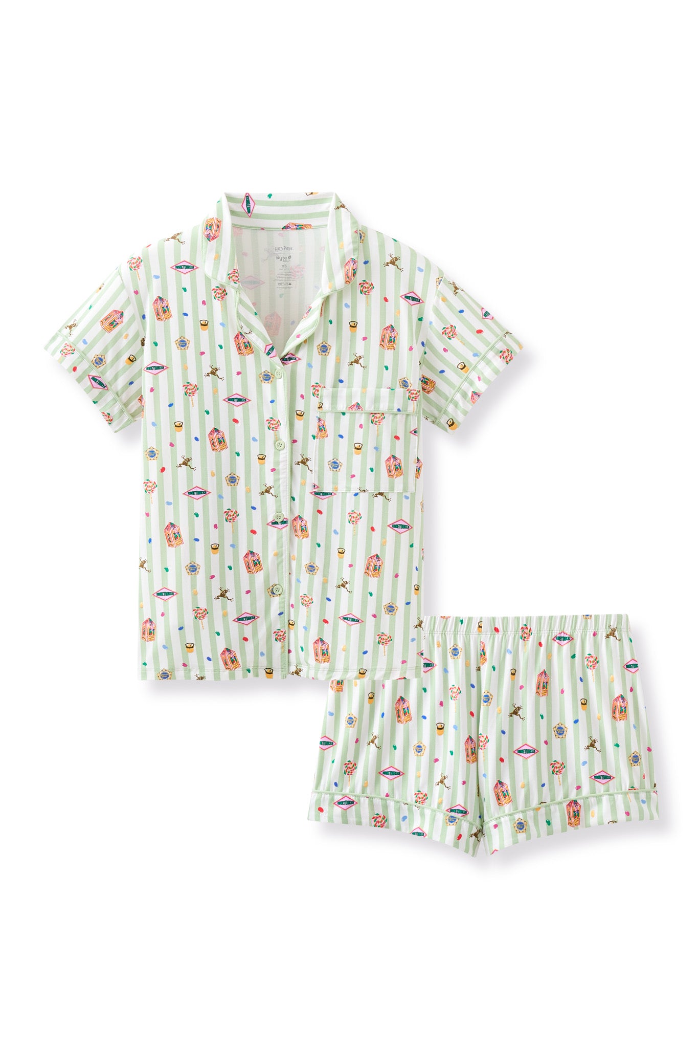 Women's Short Sleeve Pajama Set in Honeydukes - Image 4