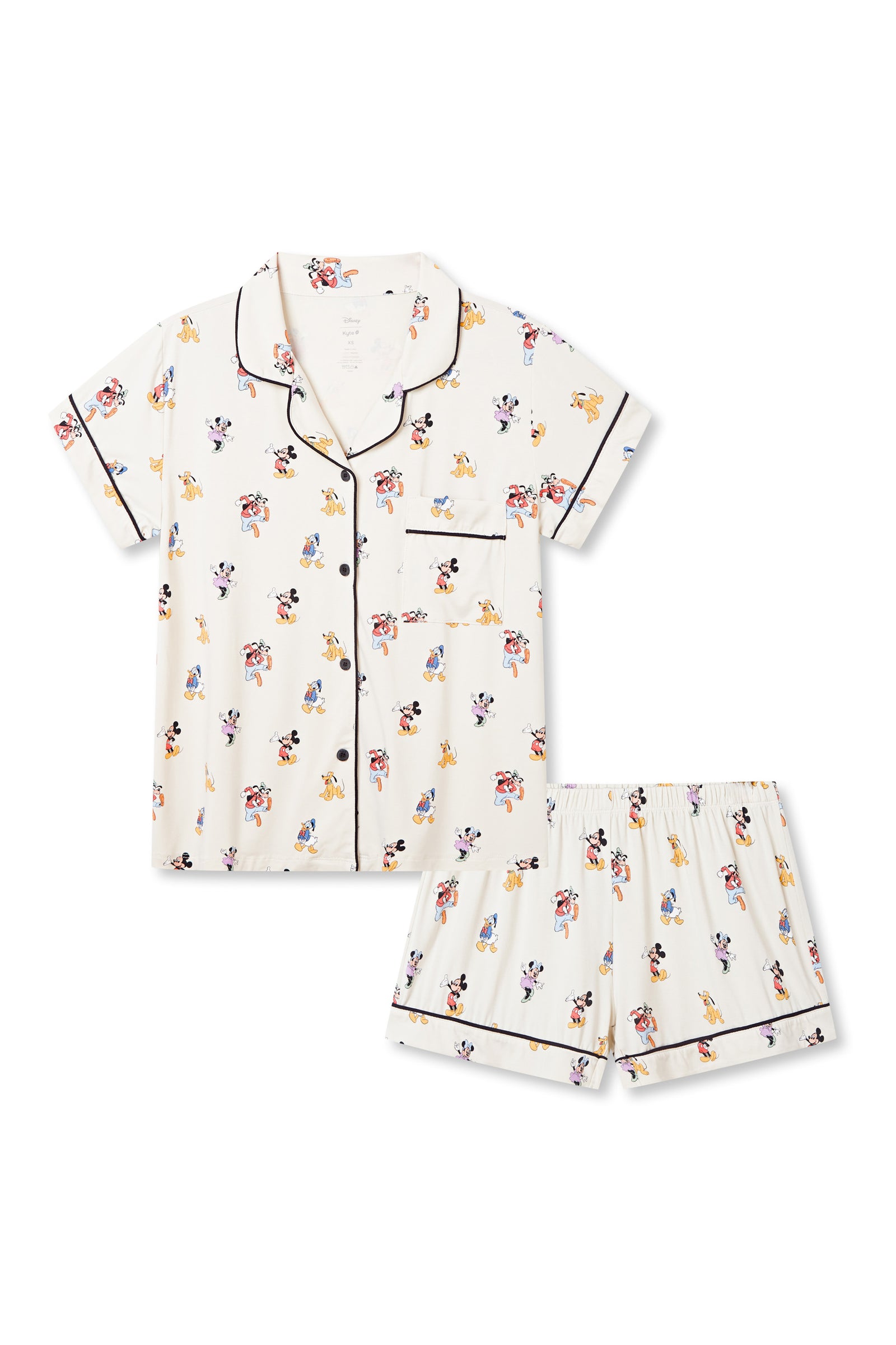 Women's Short Sleeve Pajama Set in Mickey Mouse & Friends - Image 7