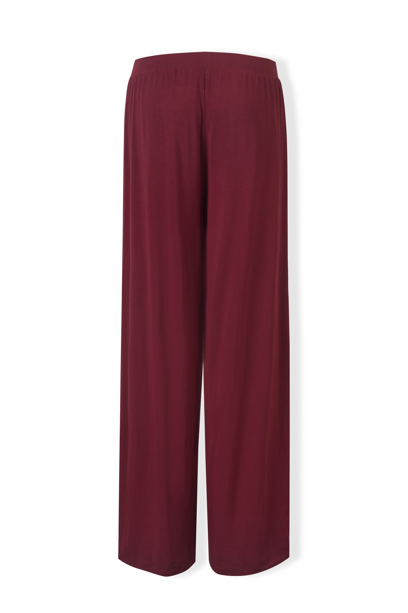 Women's Wide Leg Pant in Burgundy - Image 5