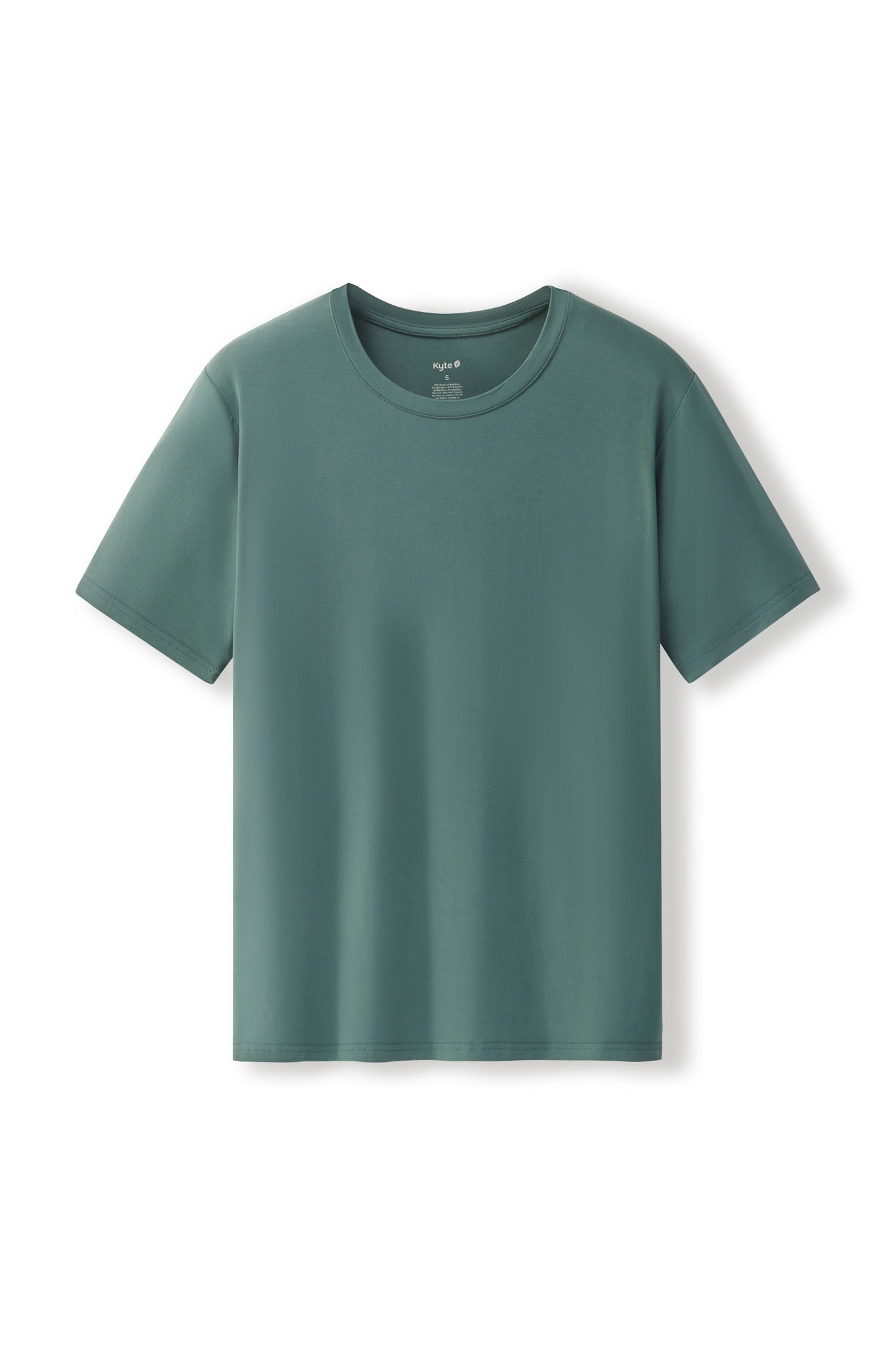 Men's Crew Neck Tee in Pine - Image 2