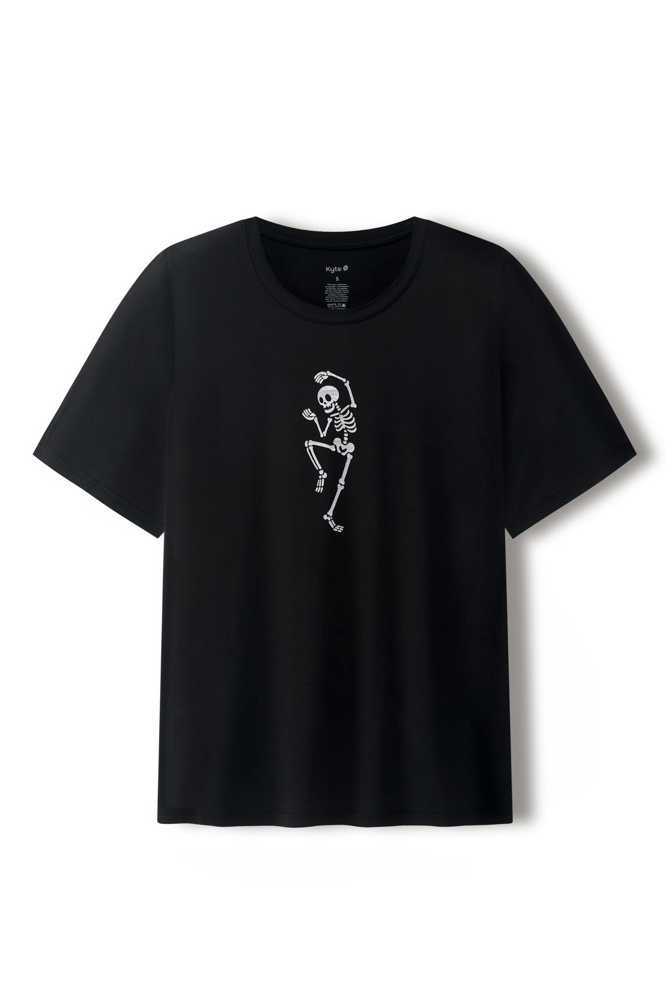 Men's Crew Neck Tee in Skeleton - Image 2