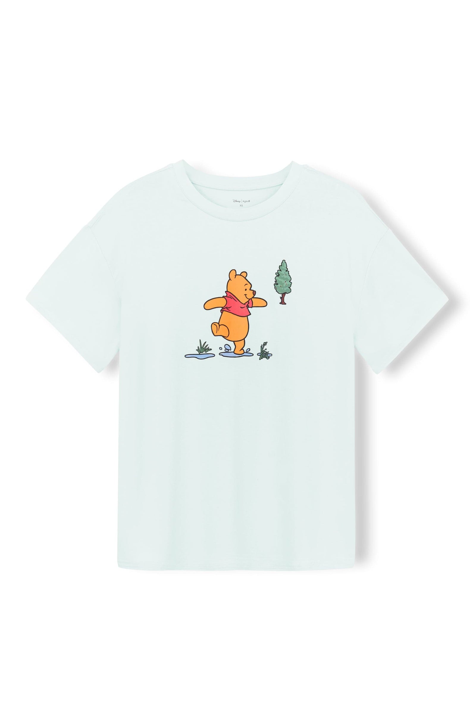 Women's Graphic Tee in Winnie the Pooh on Dew - Image 2