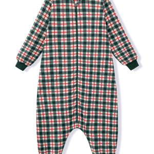 Long Sleeve Adult Sleep Bag Walker in Holiday Plaid