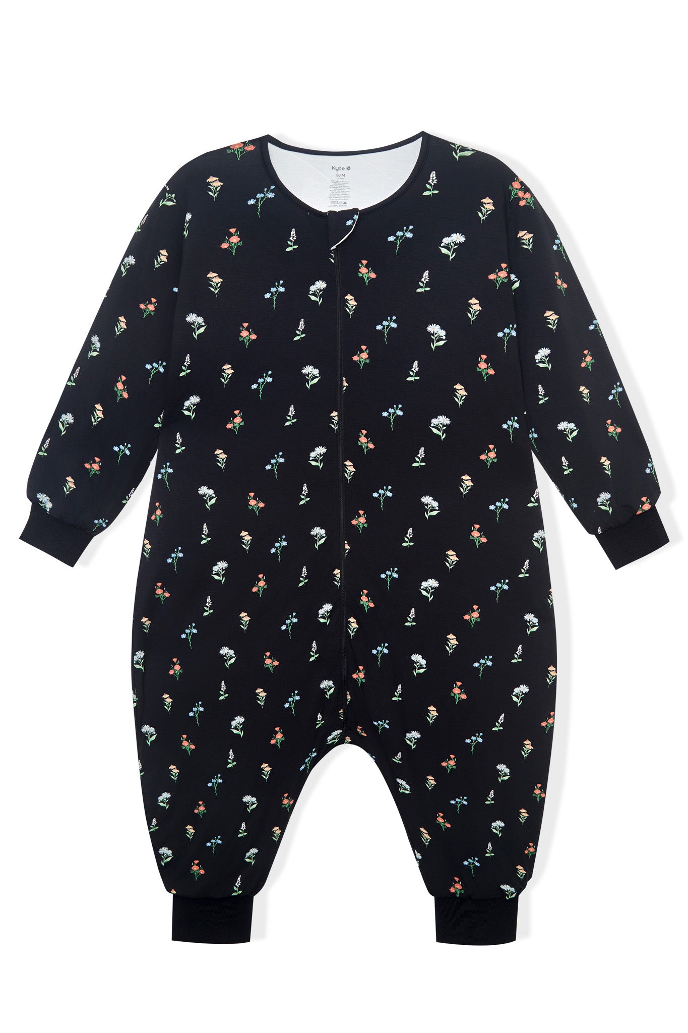 Long Sleeve Adult Sleep Bag Walker in Midnight Wildflower - Image 5