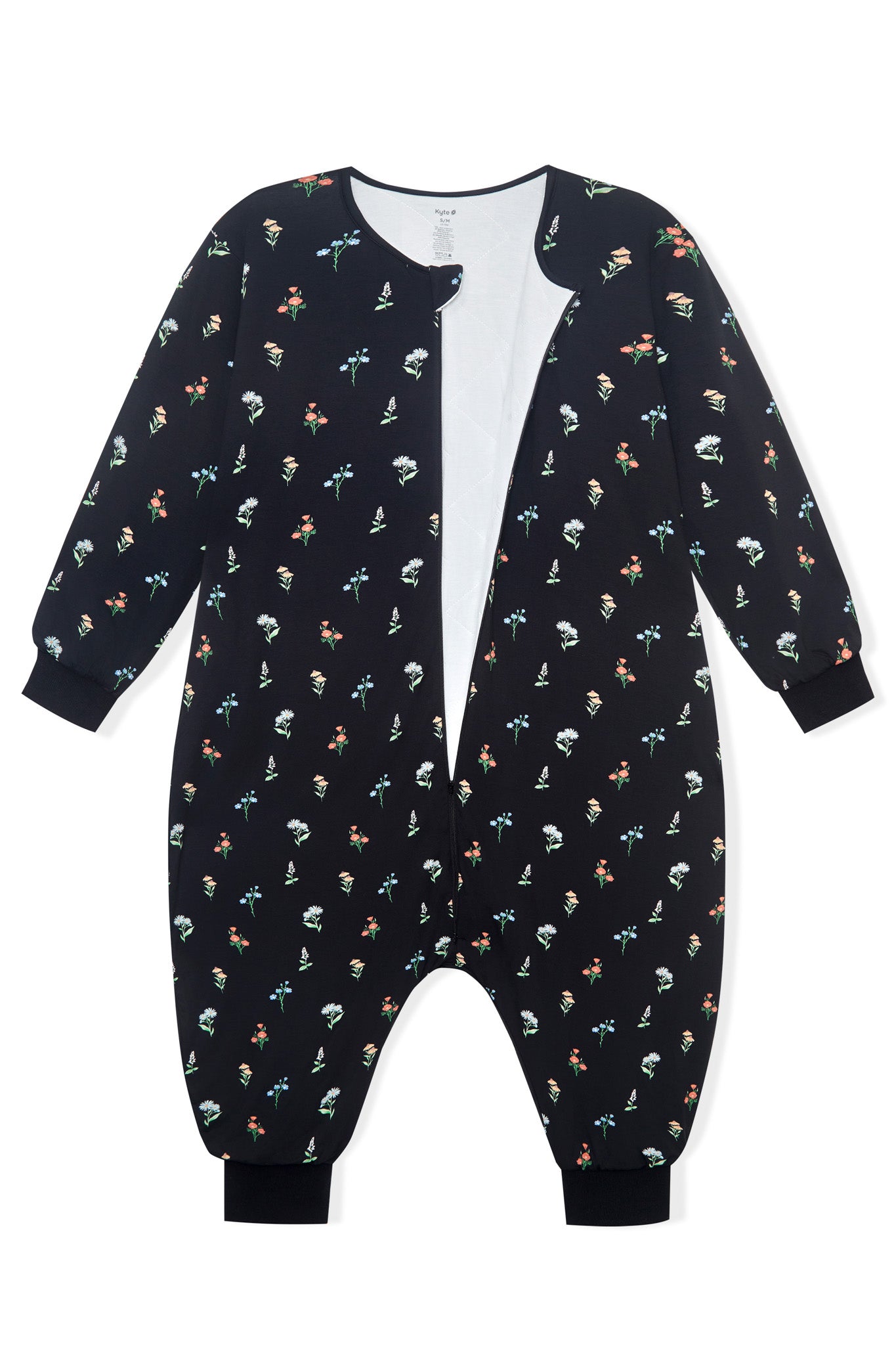 Long Sleeve Adult Sleep Bag Walker in Midnight Wildflower - Image 6