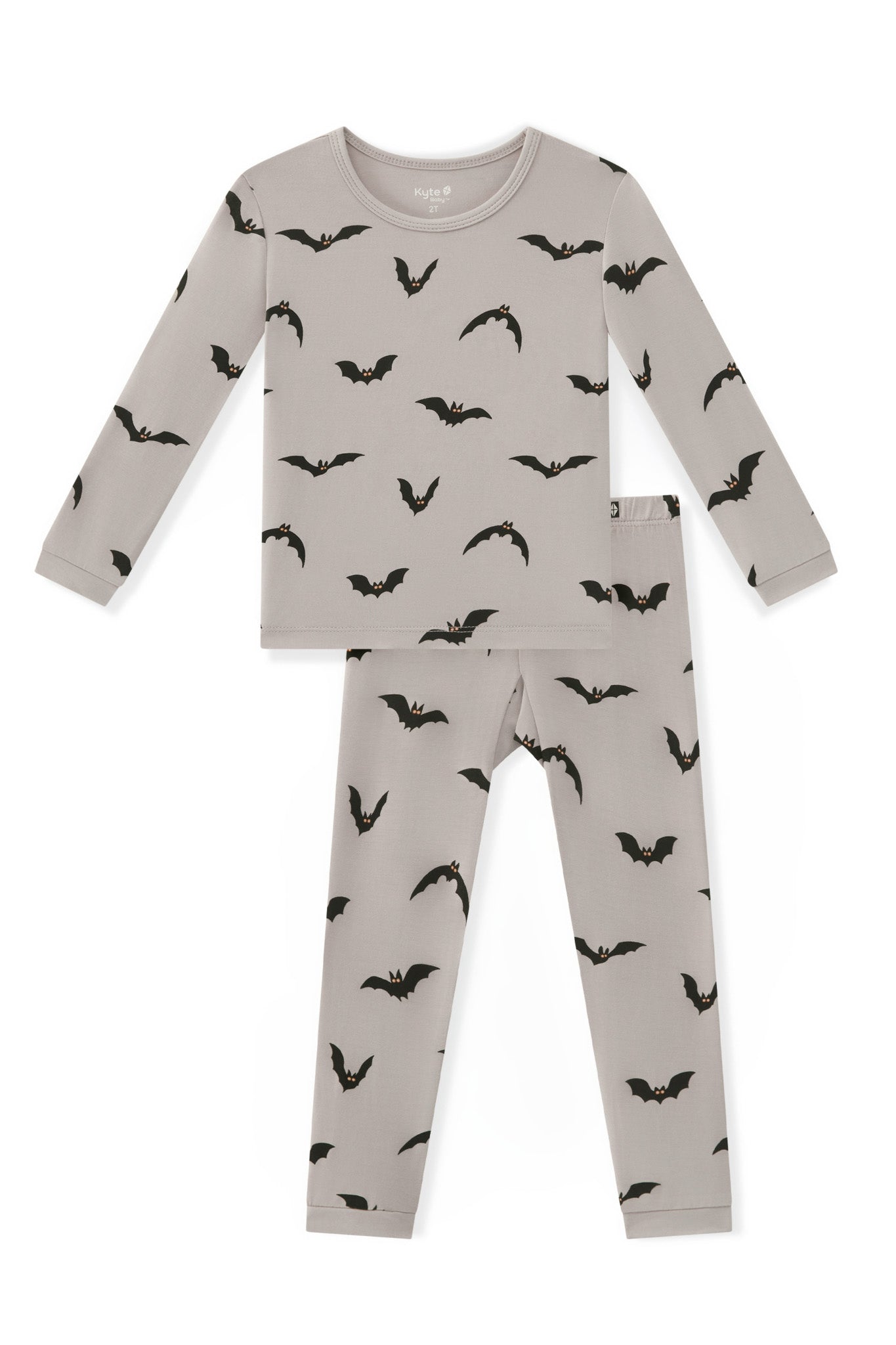 Long Sleeve Pajamas in Bats - Image 2