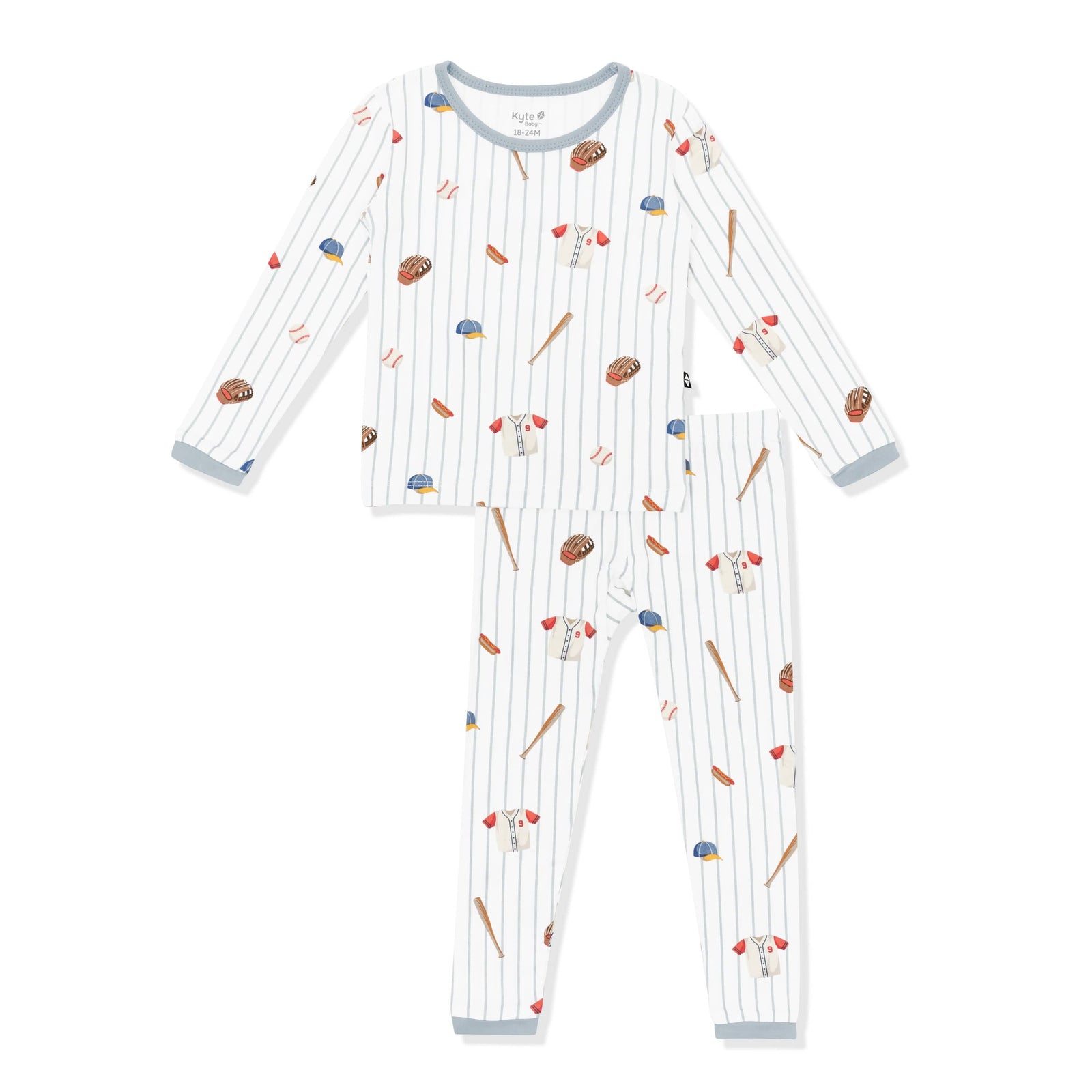 Long Sleeve Pajamas in Home Run - Image 2