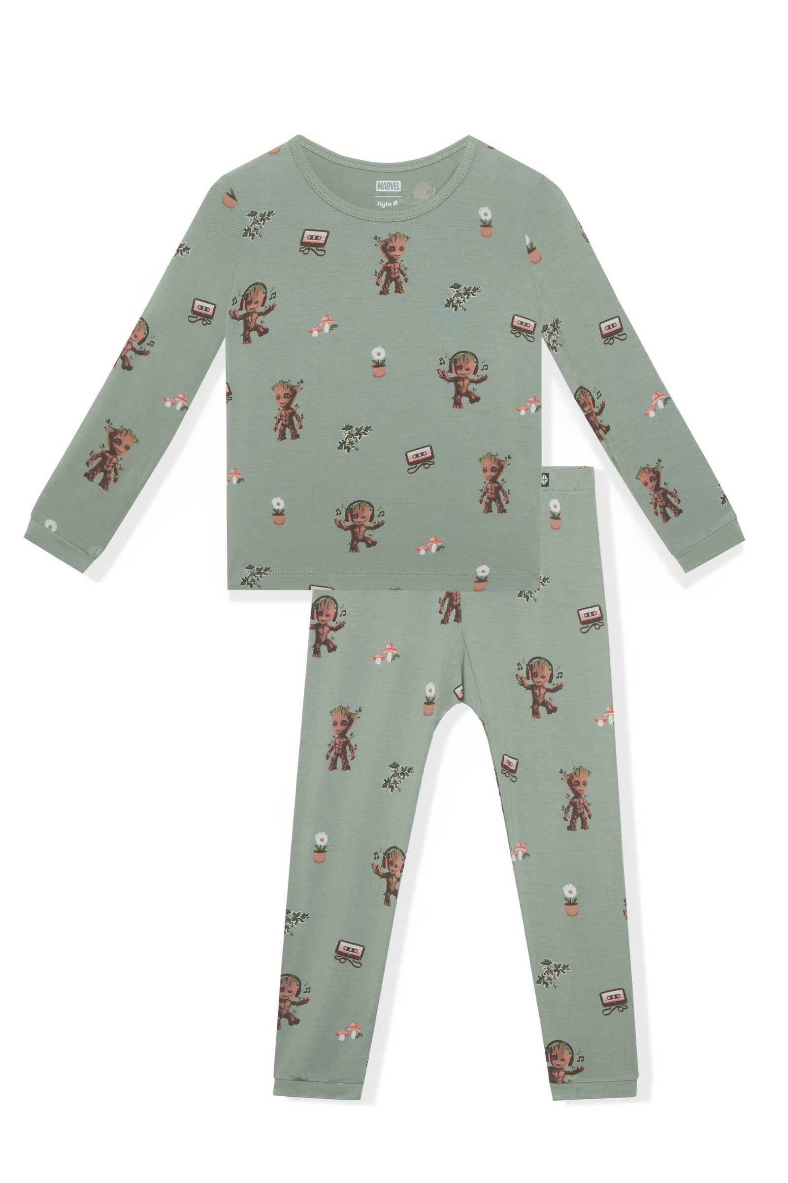 Long Sleeve Pajamas in Groot - Image 2