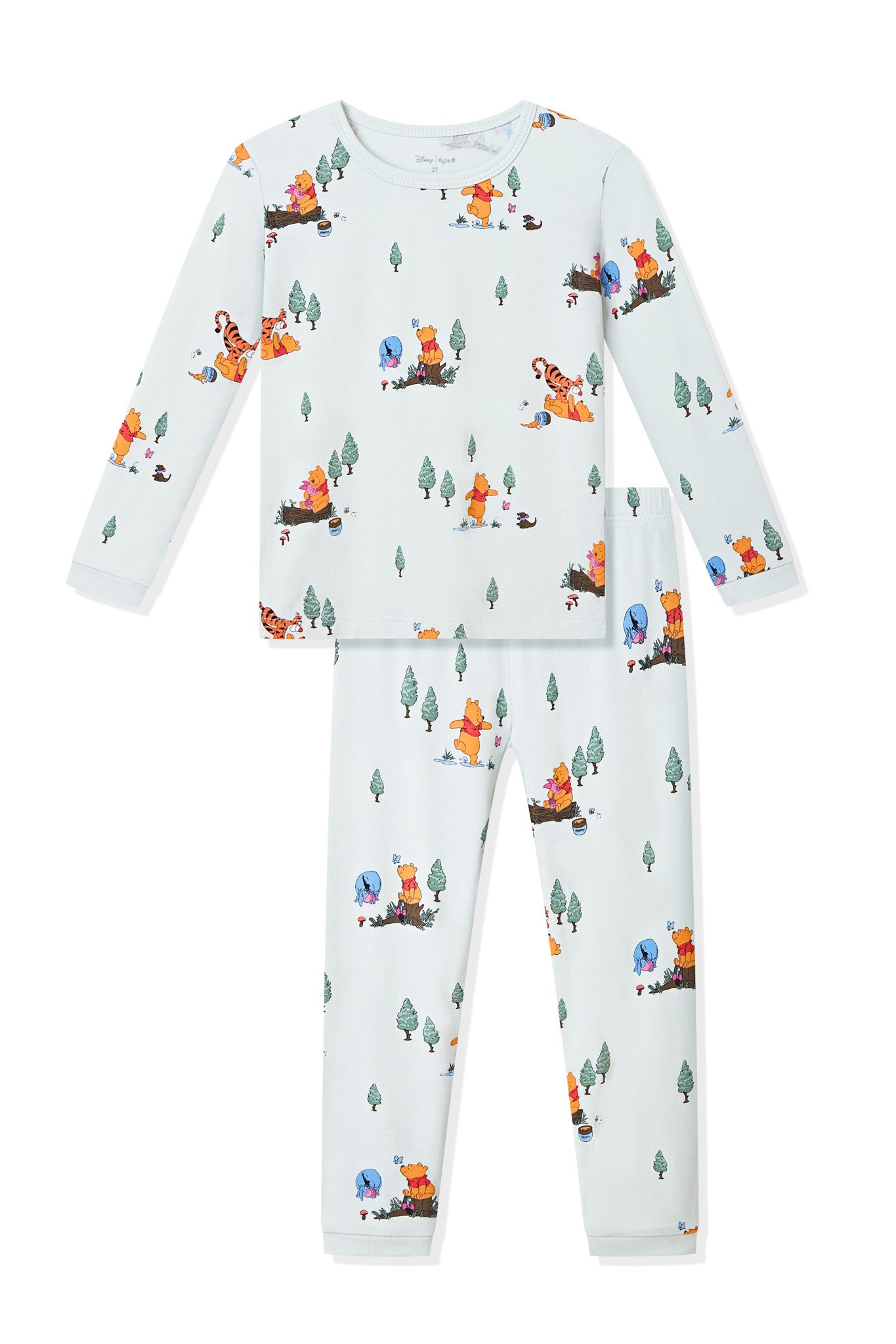 Long Sleeve Pajamas in Winnie the Pooh Hundred Acre Wood - Image 2