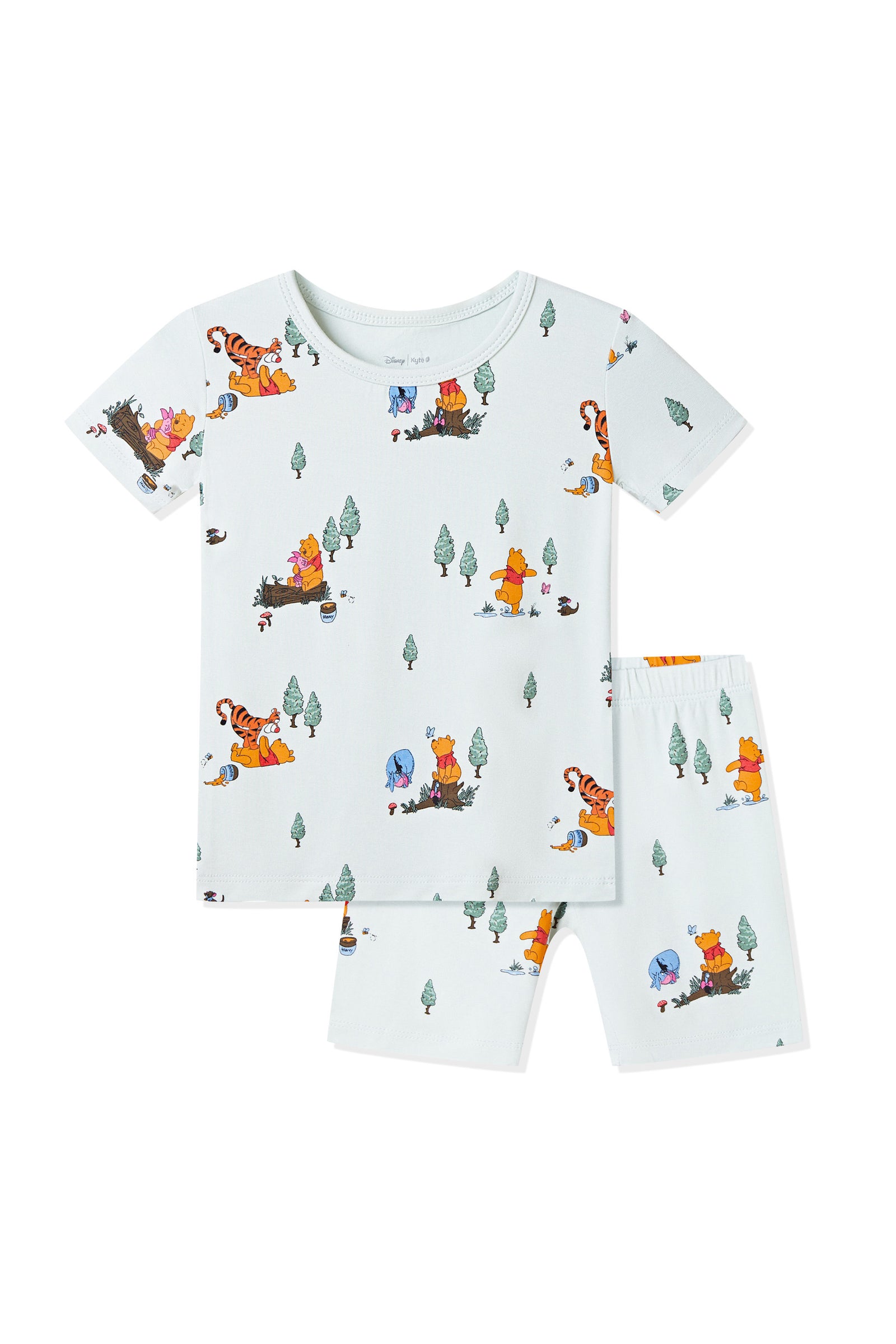 Short Sleeve Pajamas in Winnie the Pooh Hundred Acre Wood - Image 2