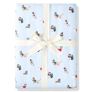 Youth Blanket in Holiday Pups 2.5