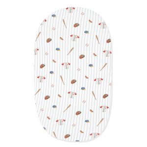 Oval Bassinet Sheet in Home Run